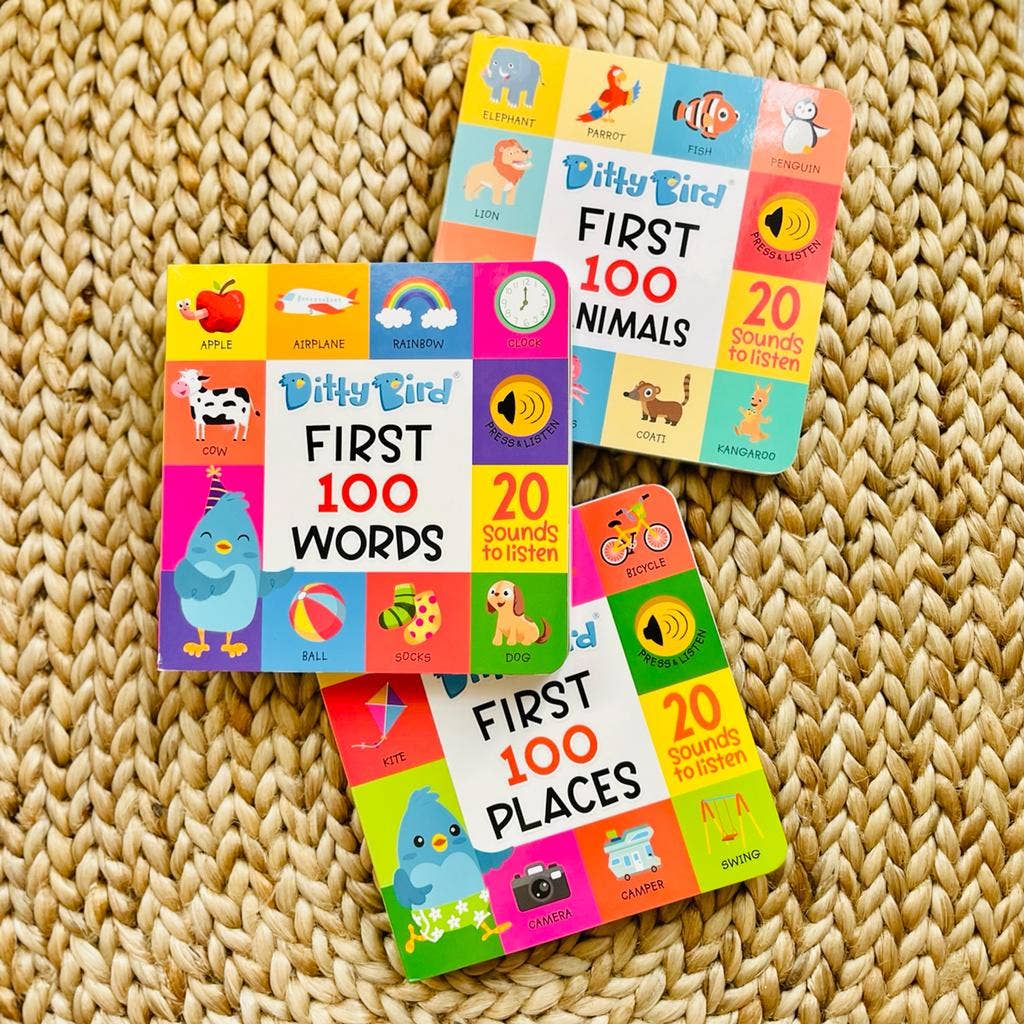 First 100 Words | Ditty Bird Book-Award Family Choice USB-C