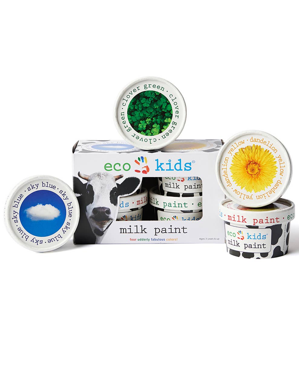 Milk Paint - Natural, Non-Toxic Tempera Paint - 4 Colors