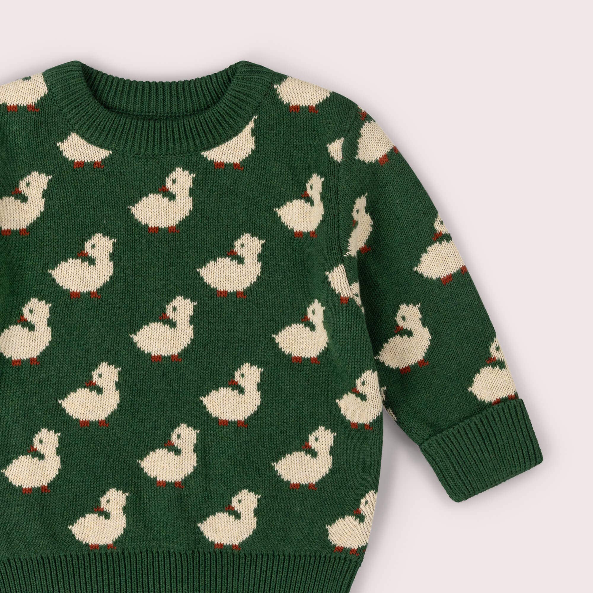 Olive Ducks Snuggly Knitted Jumper