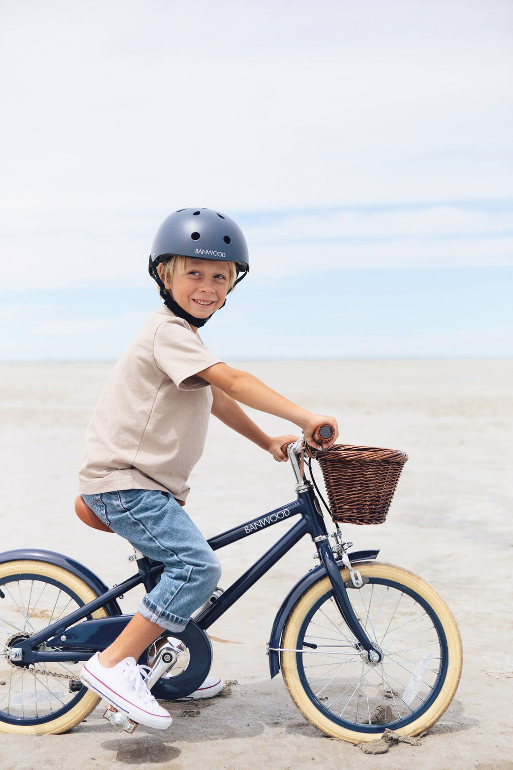 BANWOOD 16" CLASSIC BIKE VINTAGE - NAVY