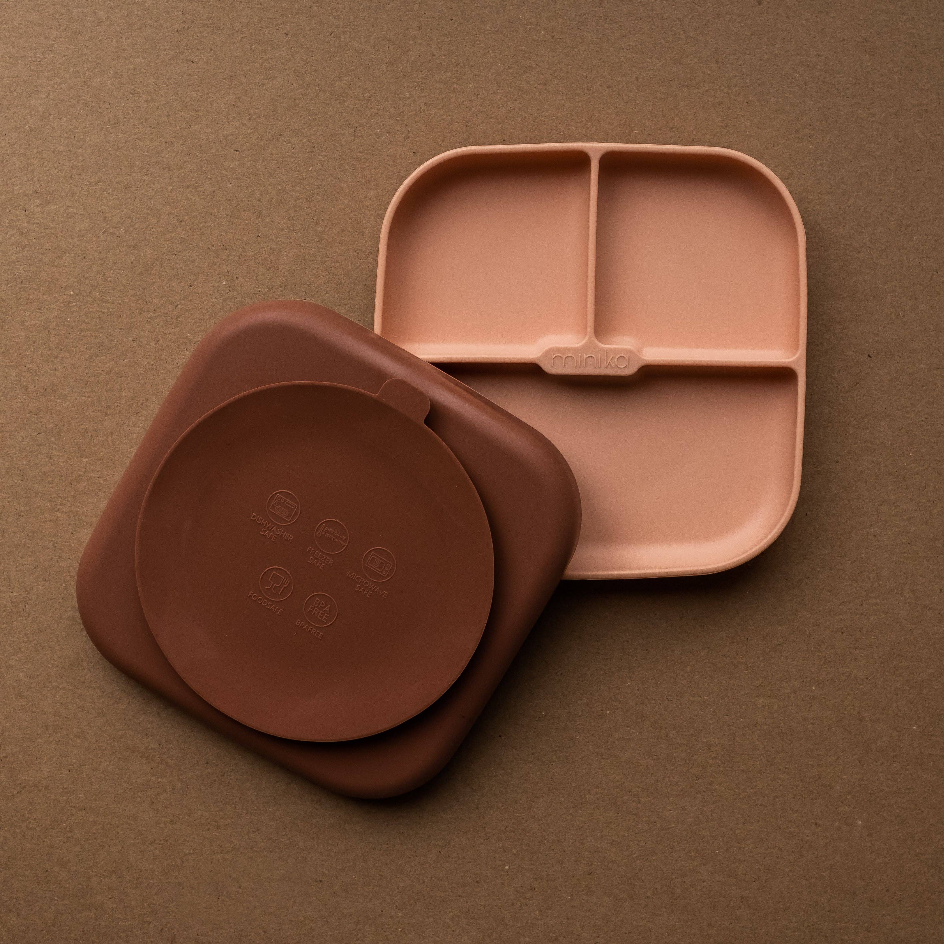 Silicone plate - Sage