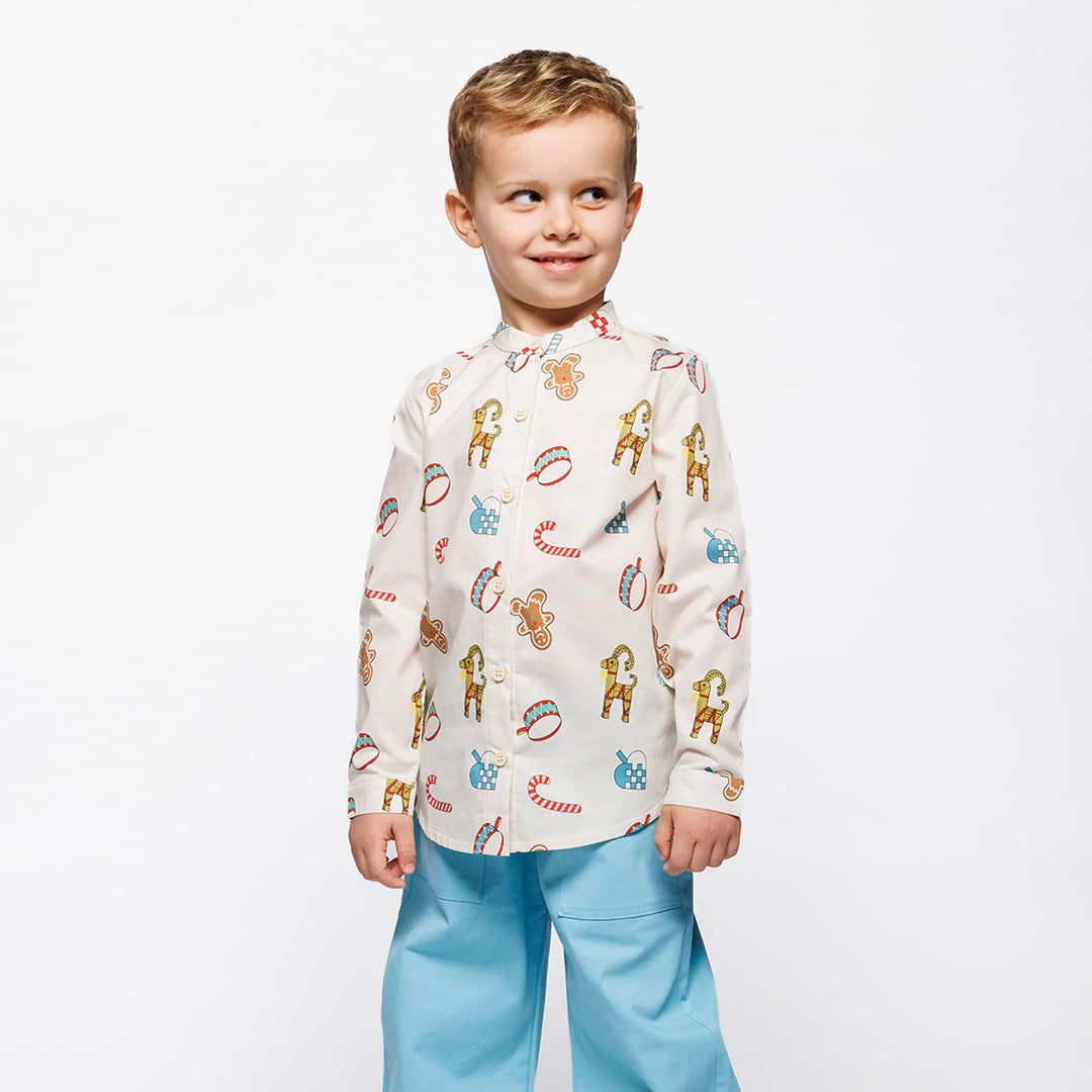 Småfolk Stayman shirt with Christmas decorations