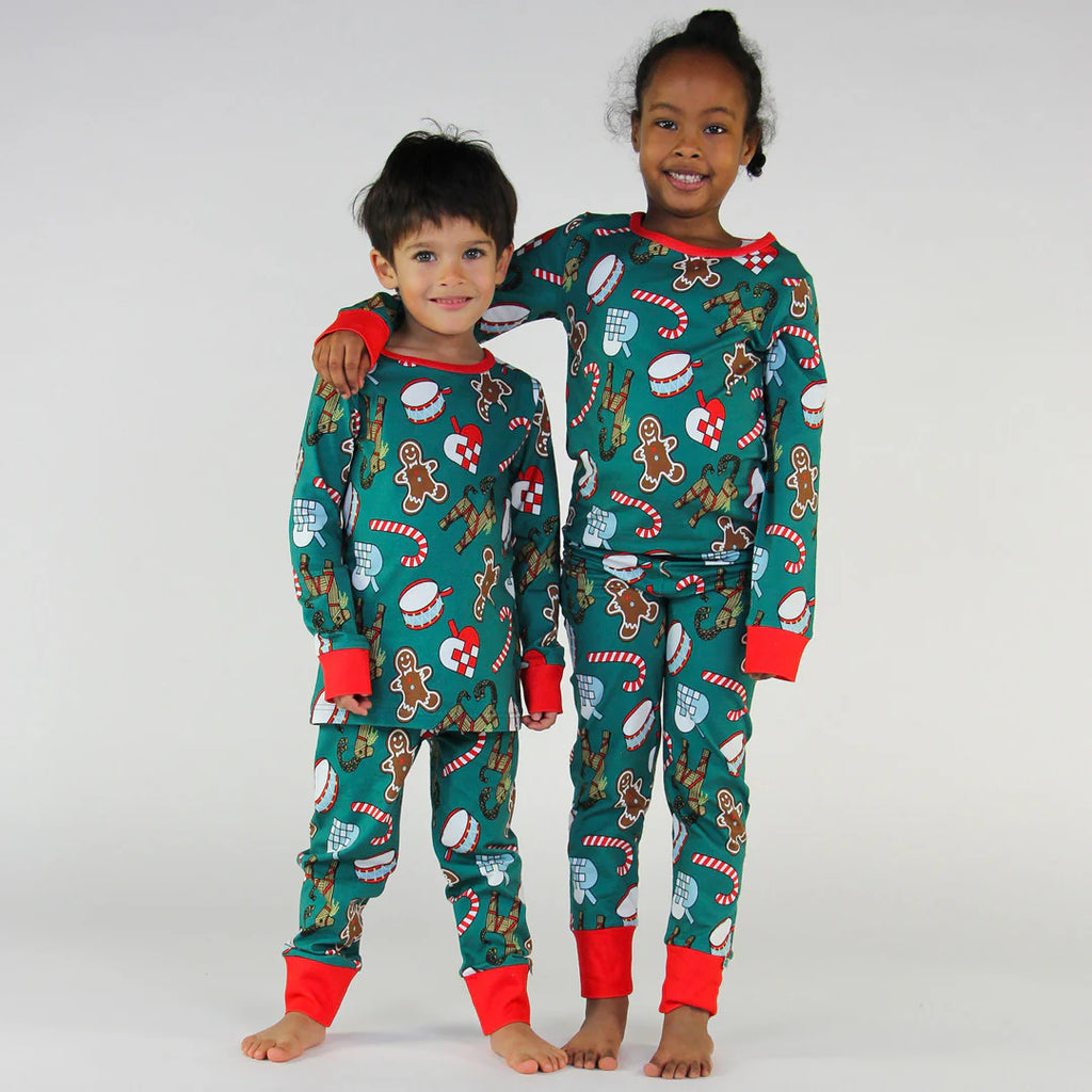Småfolk Nightwear set with Christmas decorations