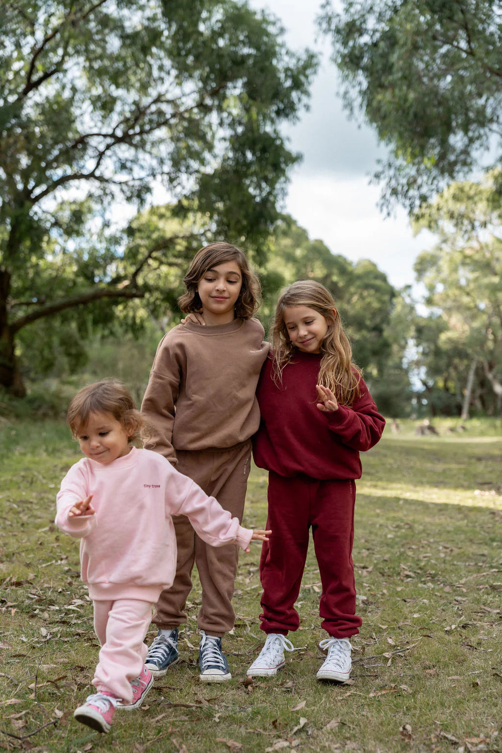 Tiny Trove Woodie 3D Logo Tracksuit - Wine