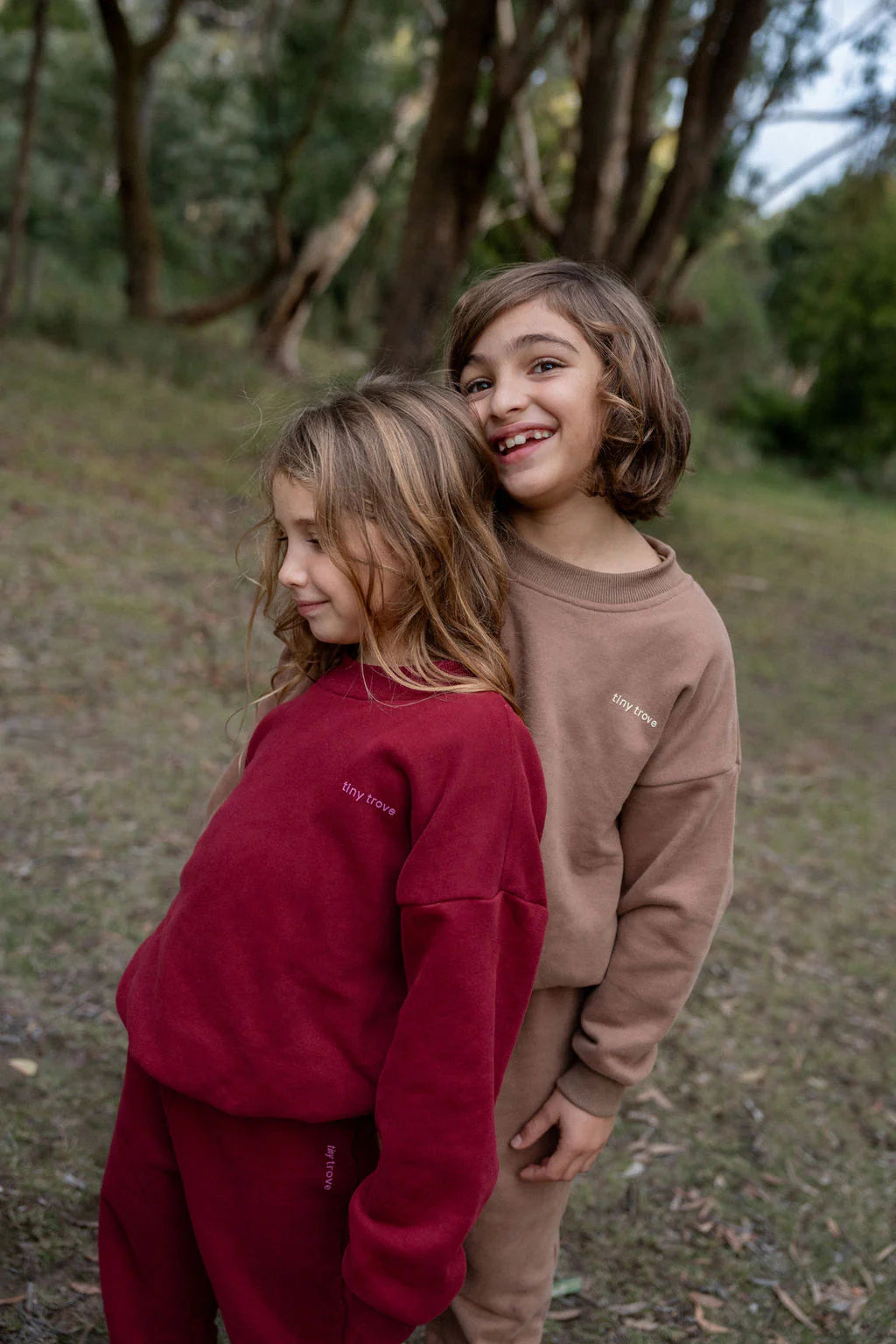 Tiny Trove Woodie 3D Logo Tracksuit - Wine