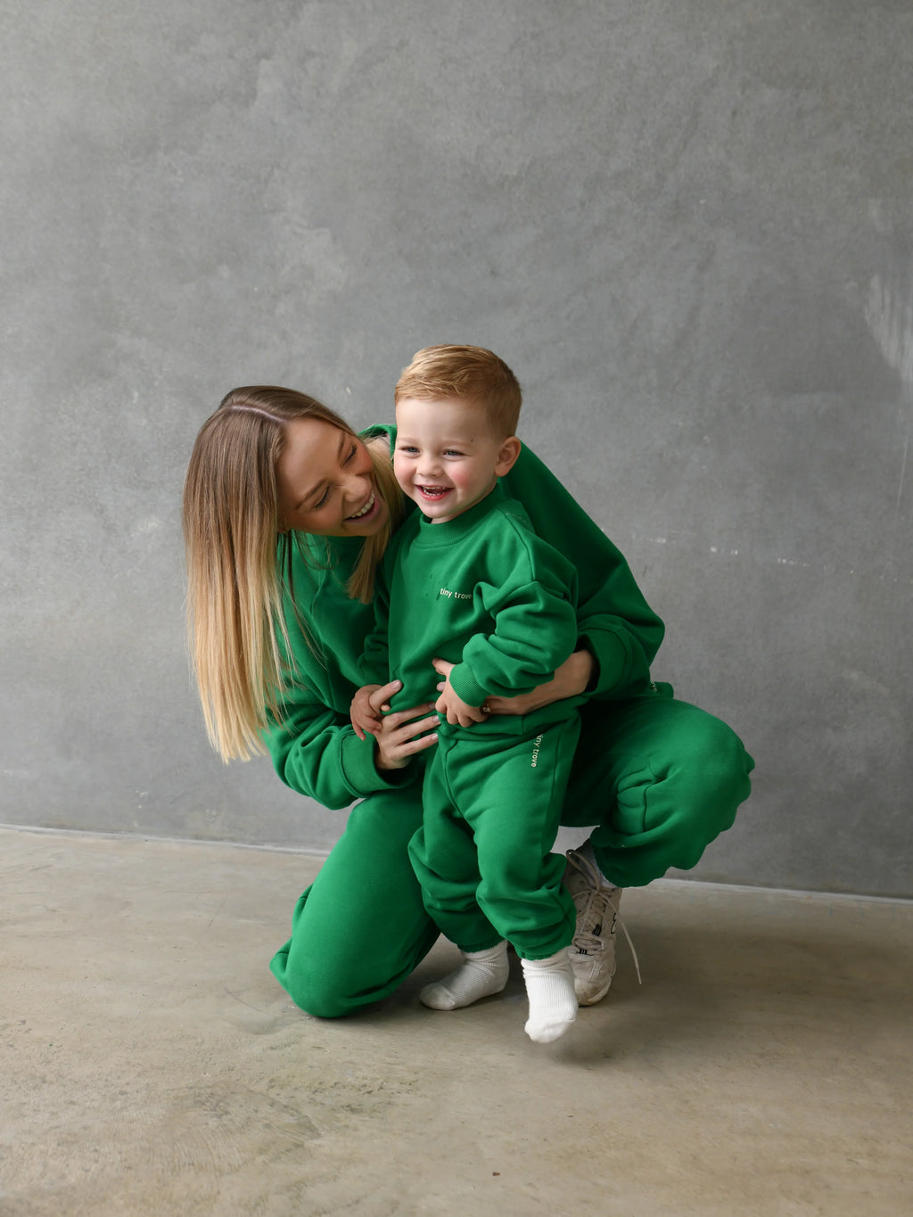 Tiny Trove Woodie 3D Logo Tracksuit - Green
