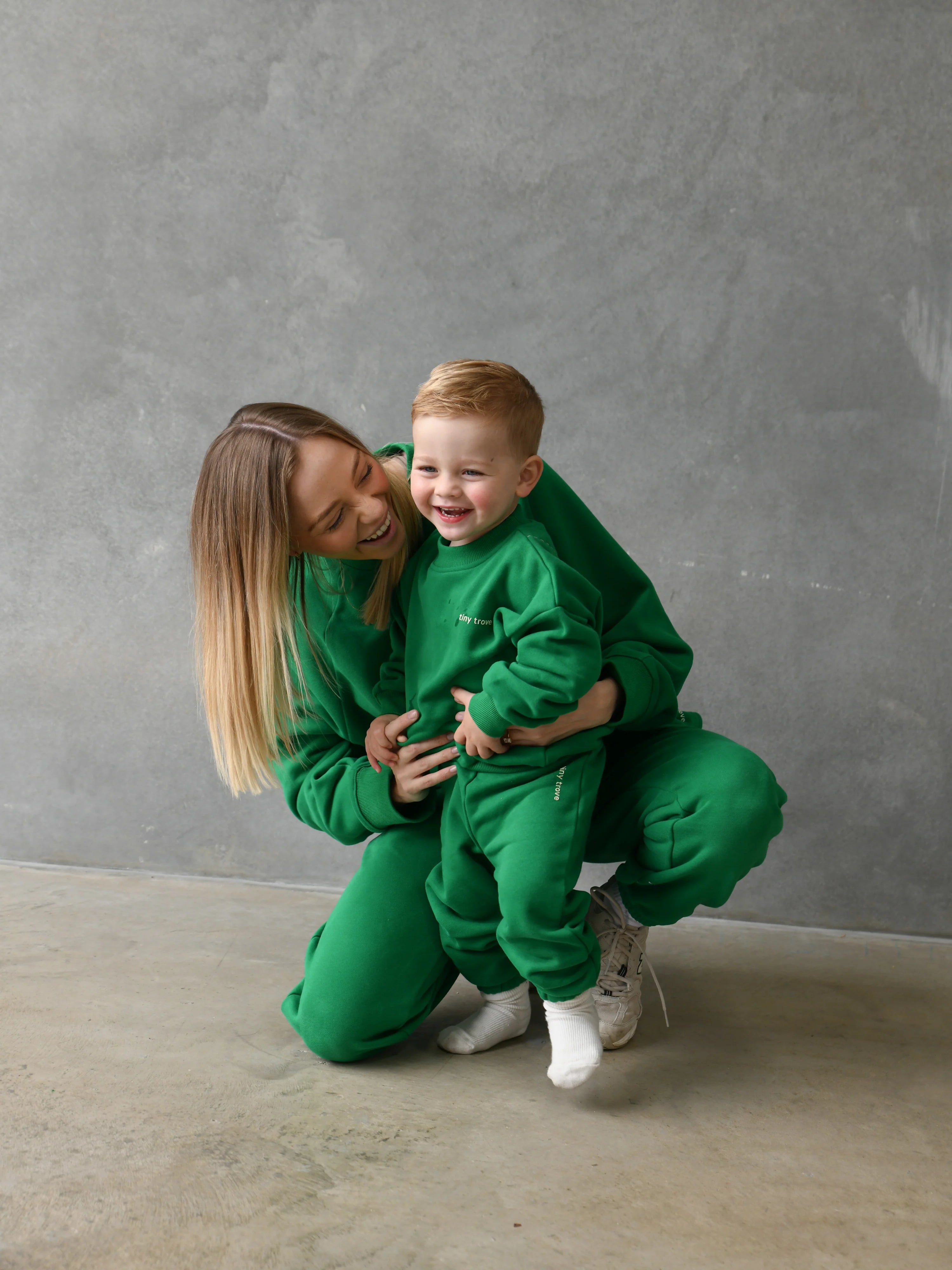 Tiny Trove Woodie 3D Logo Tracksuit - Green