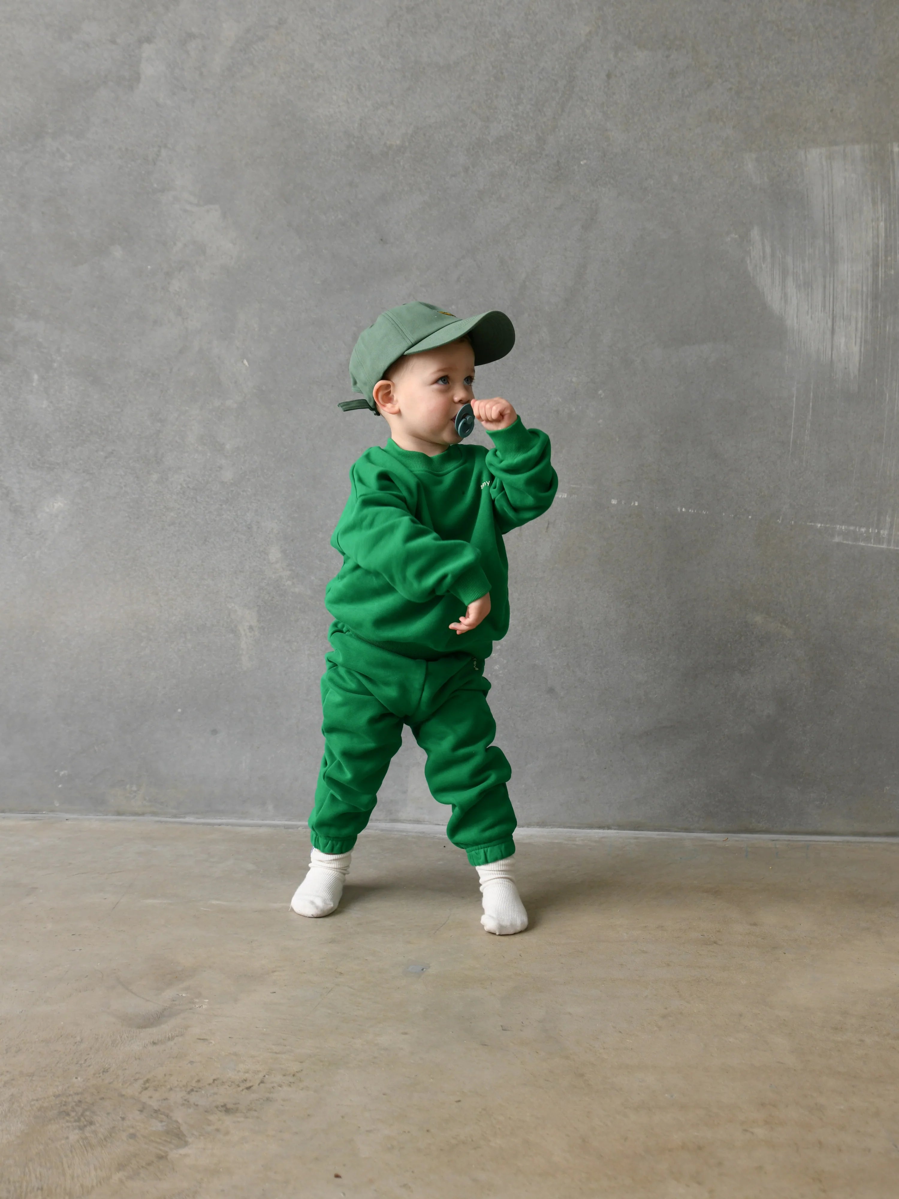 Tiny Trove Woodie 3D Logo Tracksuit - Green