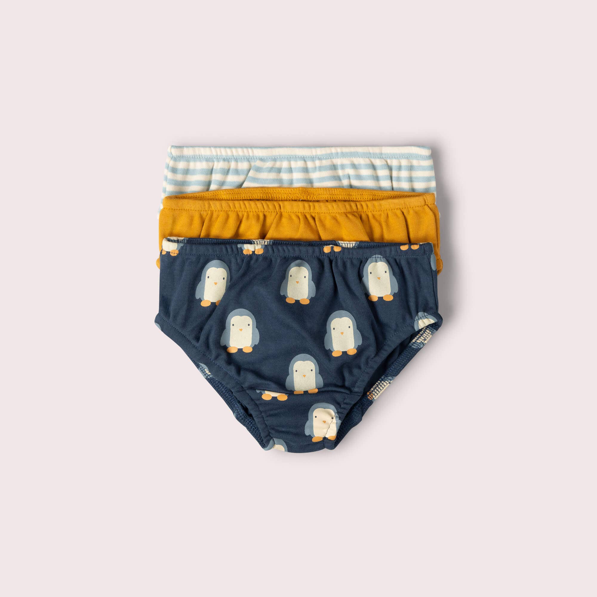 Blue Penguins Organic Underwear 3 Pack