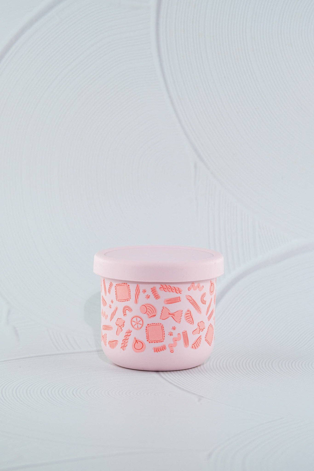 Pasta Party in Pink Silicone SNACK POT