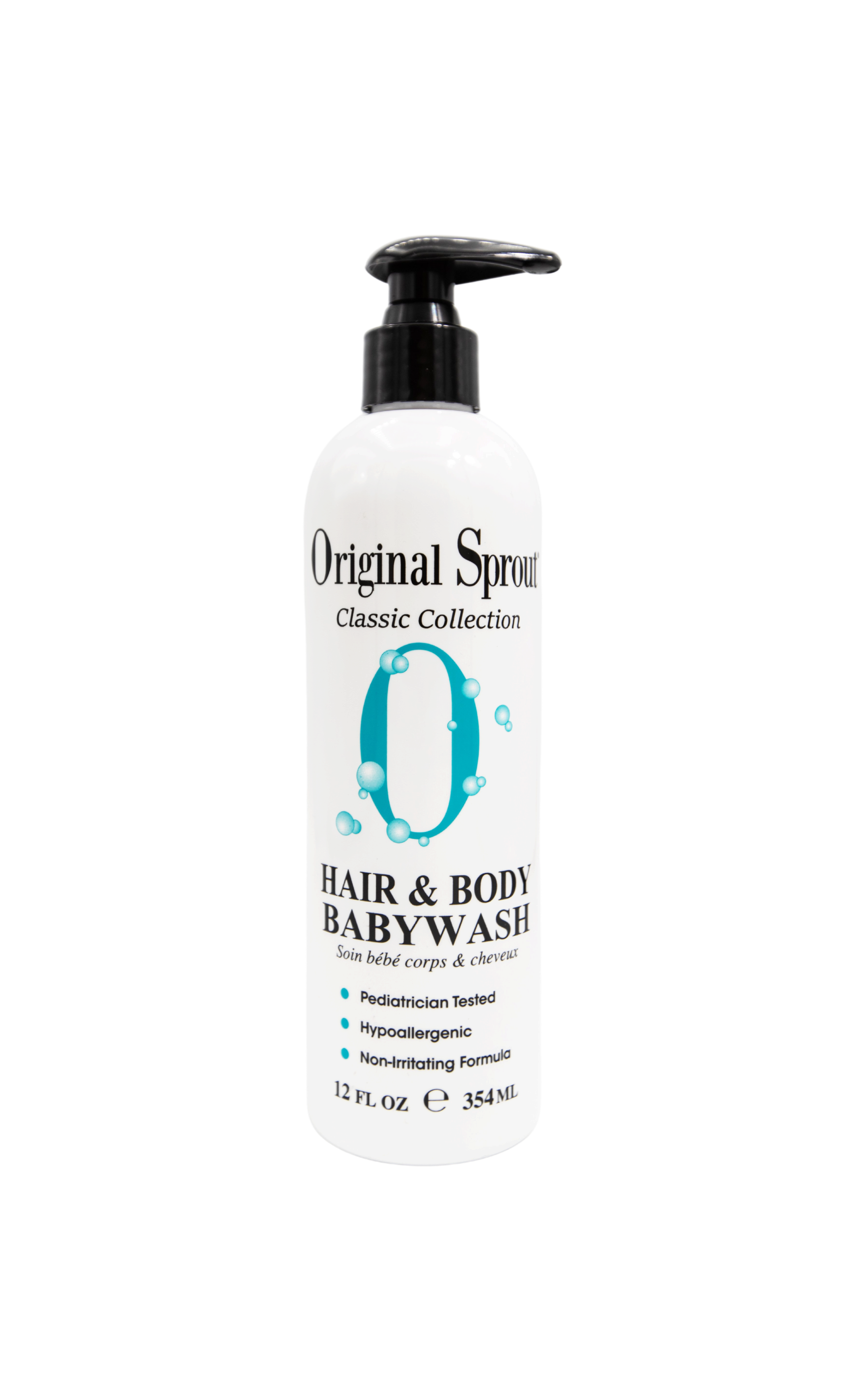 Hair & Body Babywash 12oz gentle vegan formula