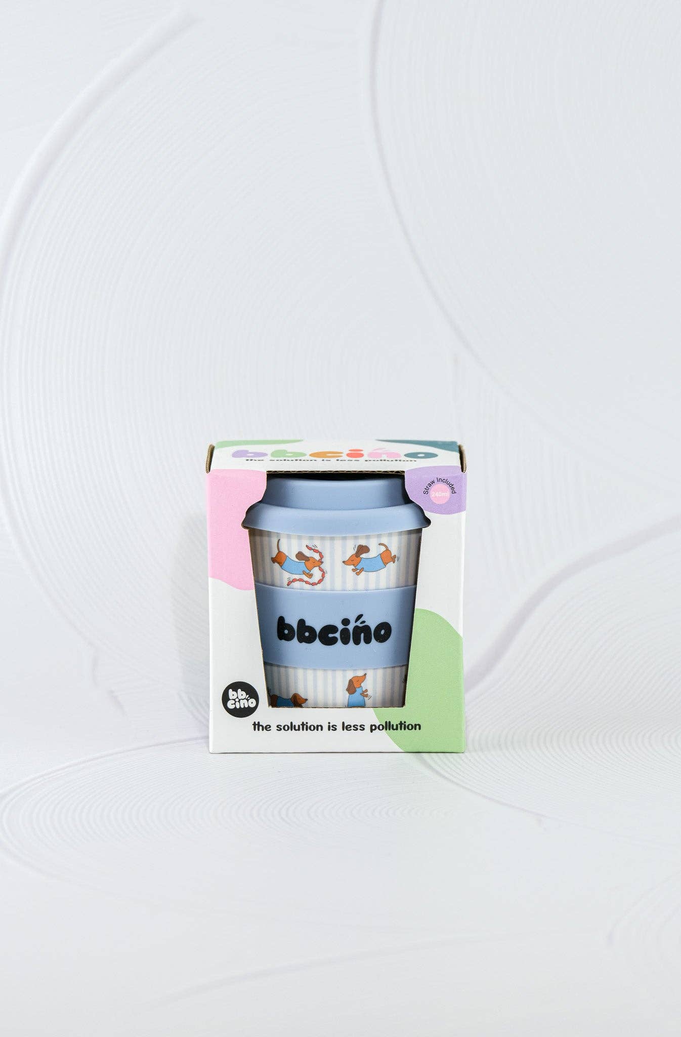 Dash in Blue Kids Keep Cup - 240ml (STRAW INCLUDED)