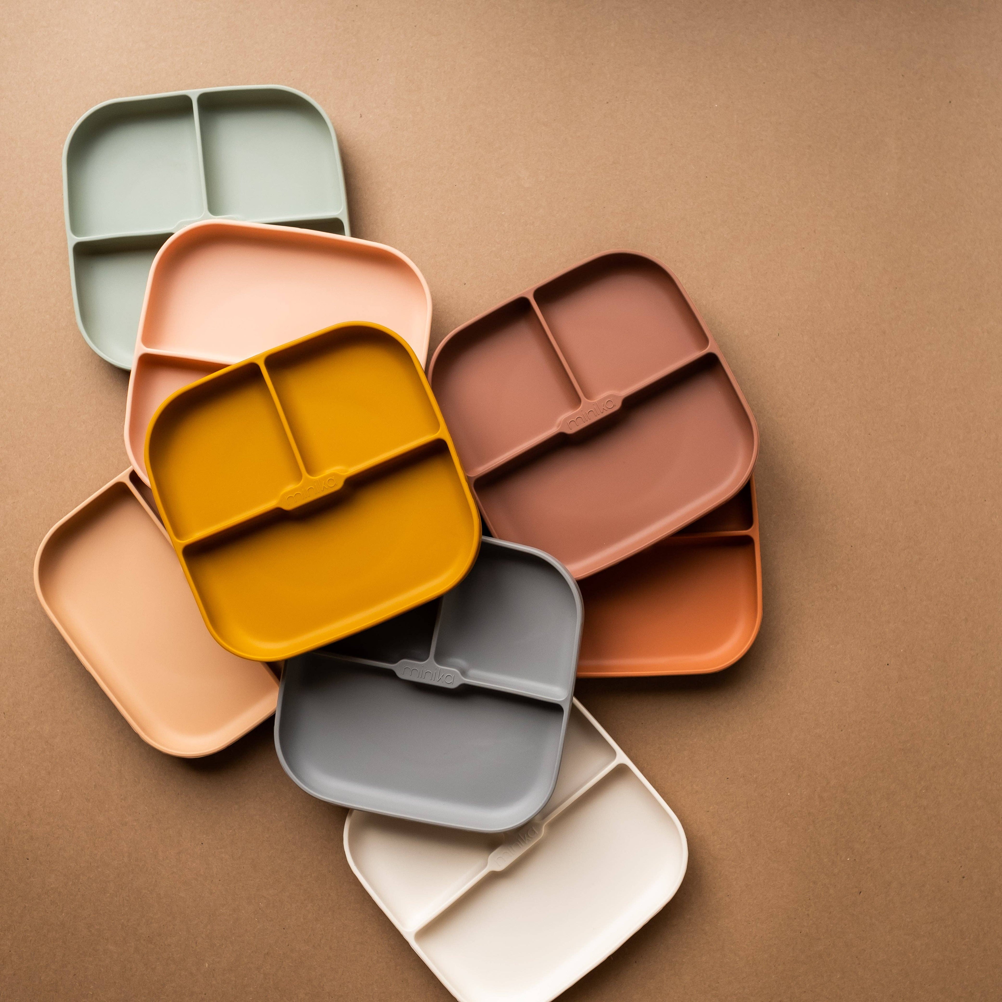 Silicone plate - Sage