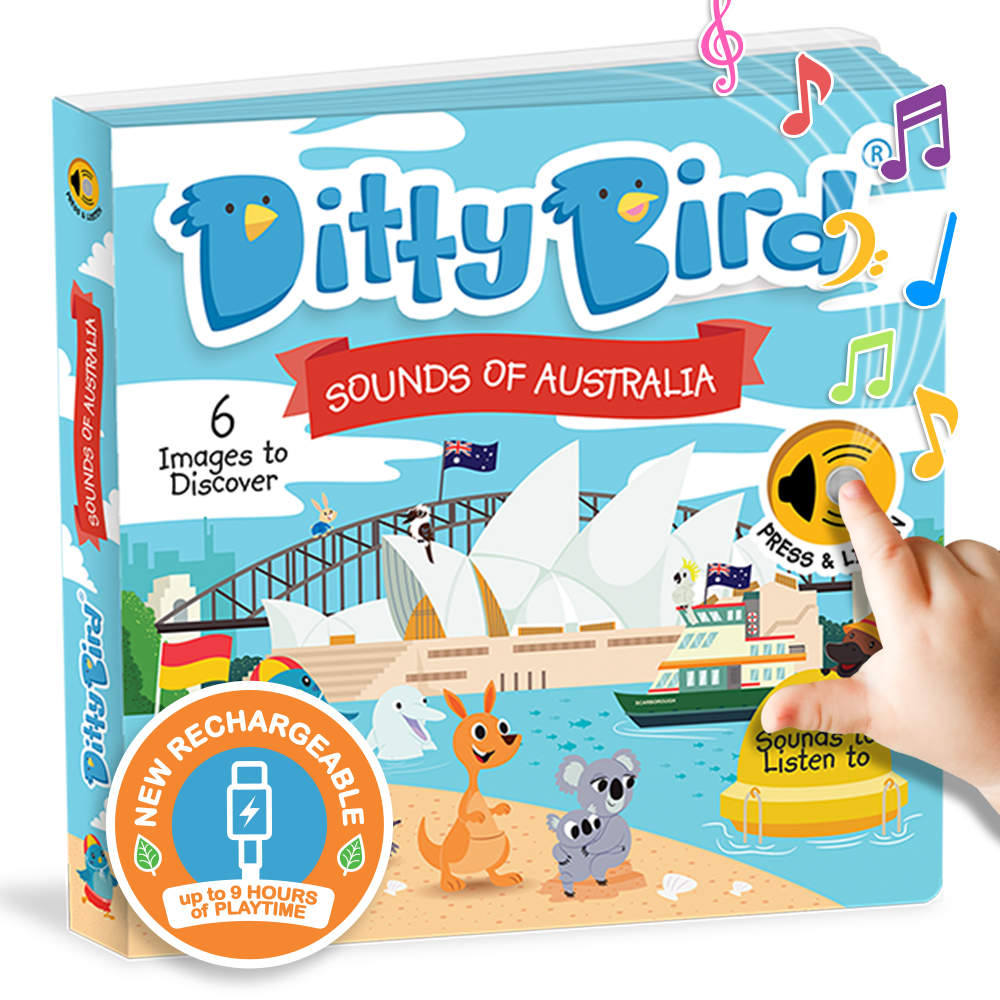 Ditty Bird Baby Sound Book: Sounds of Australia USB-C