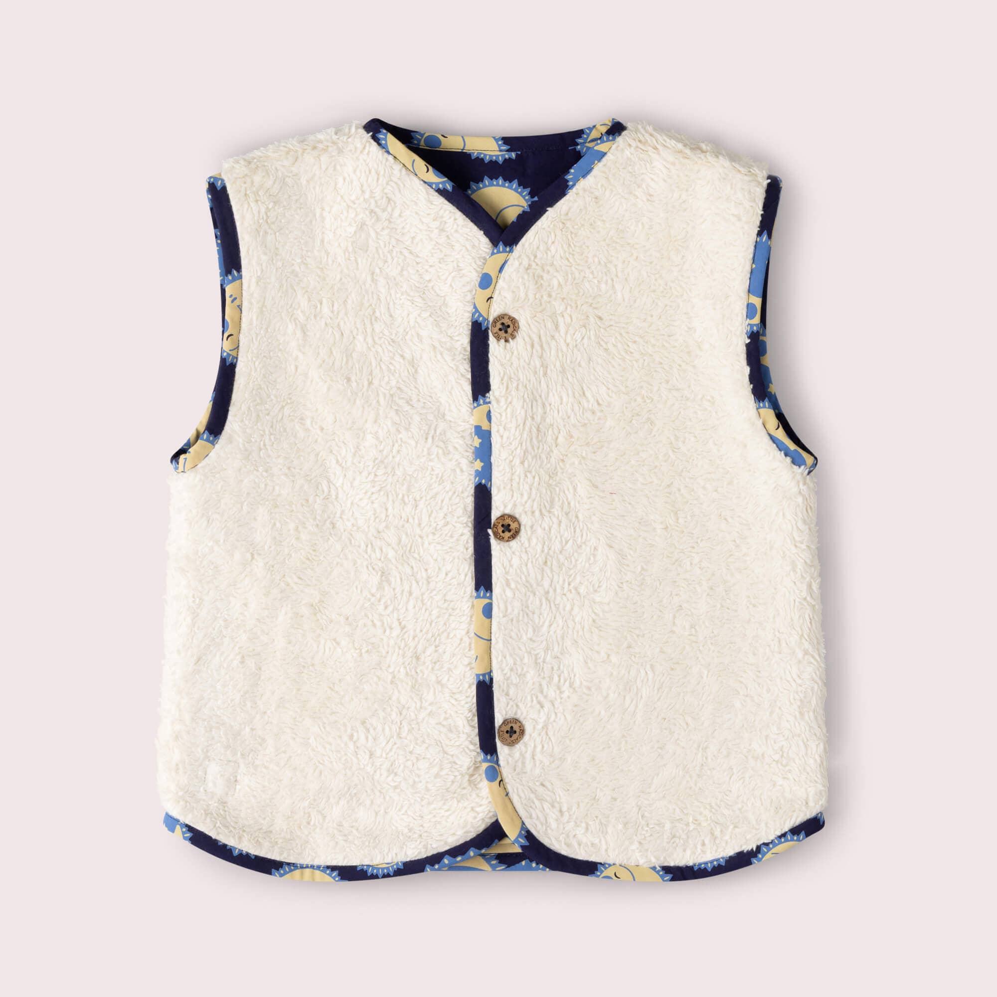 Sun Folk Sherpa Lined Reversible Gilet