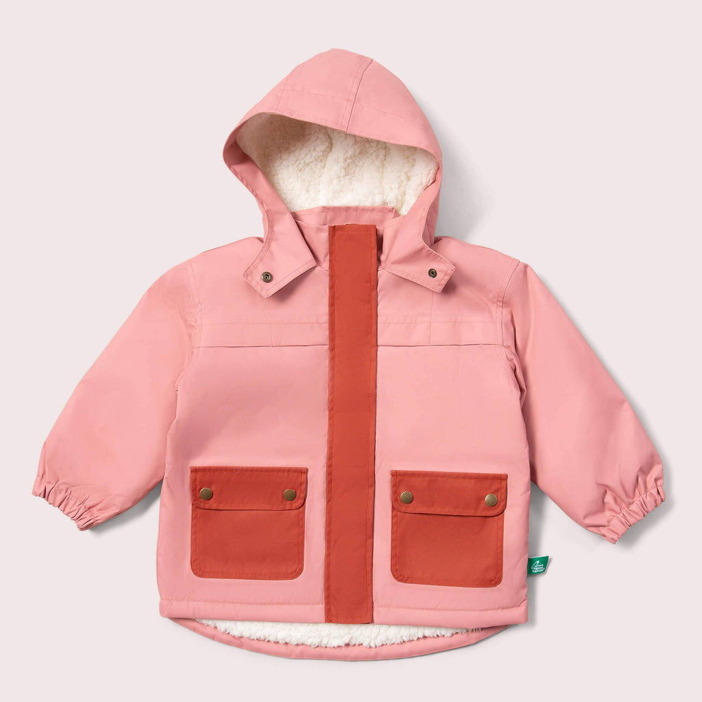 Coral Recycled Waterproof Winter Coat
