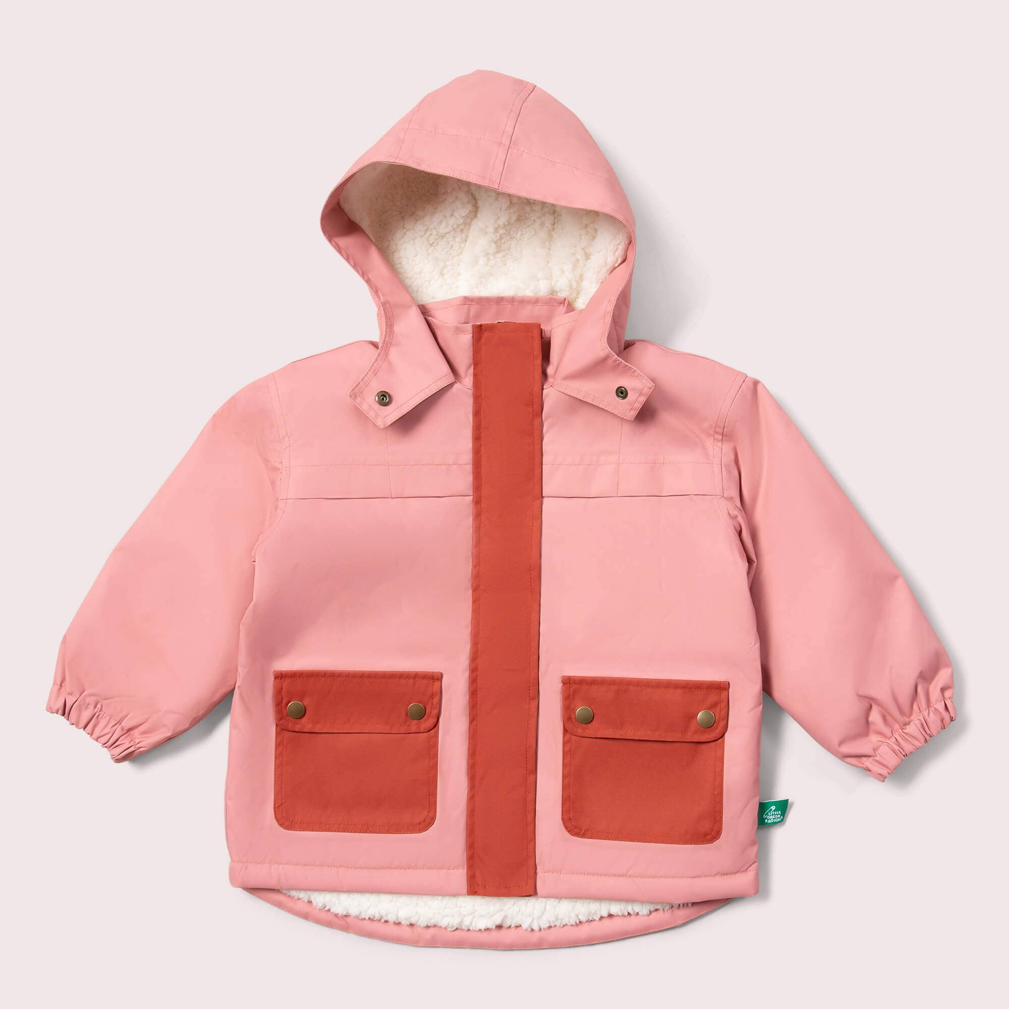 Coral Recycled Waterproof Winter Coat
