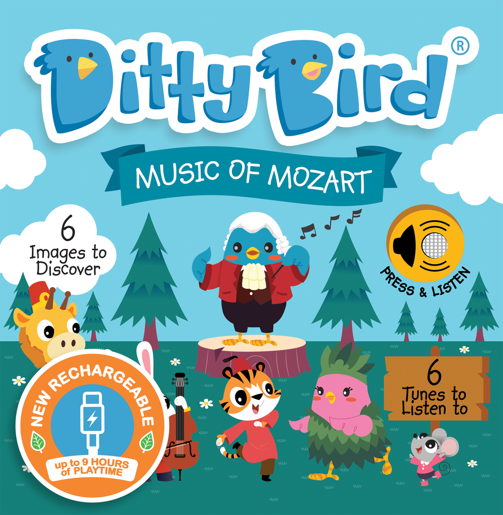 Ditty Bird Music of Mozart | Classical Music USB-C