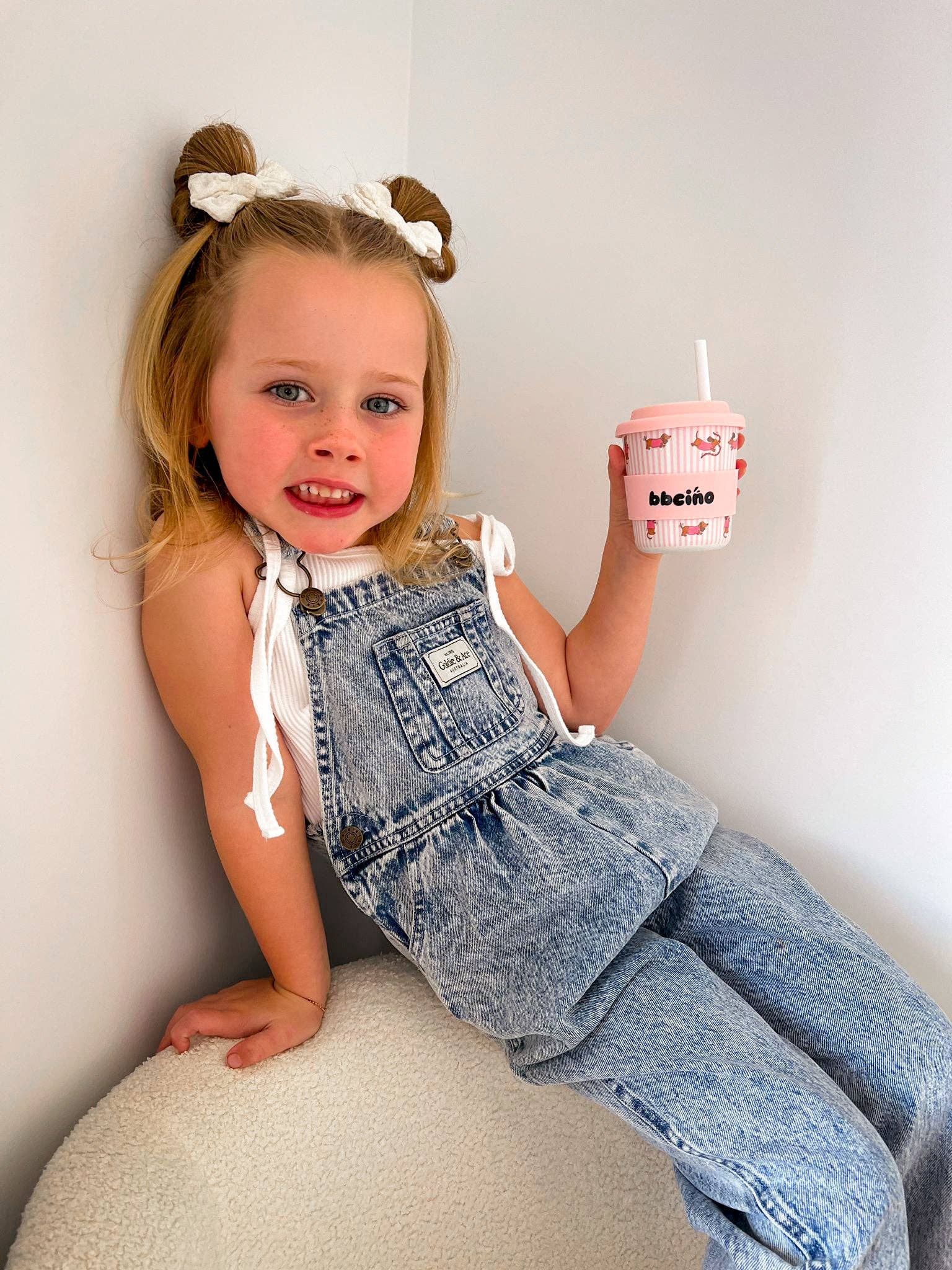 Dash in Pink Kids Keep Cup - 240ml (STRAW INCLUDED)