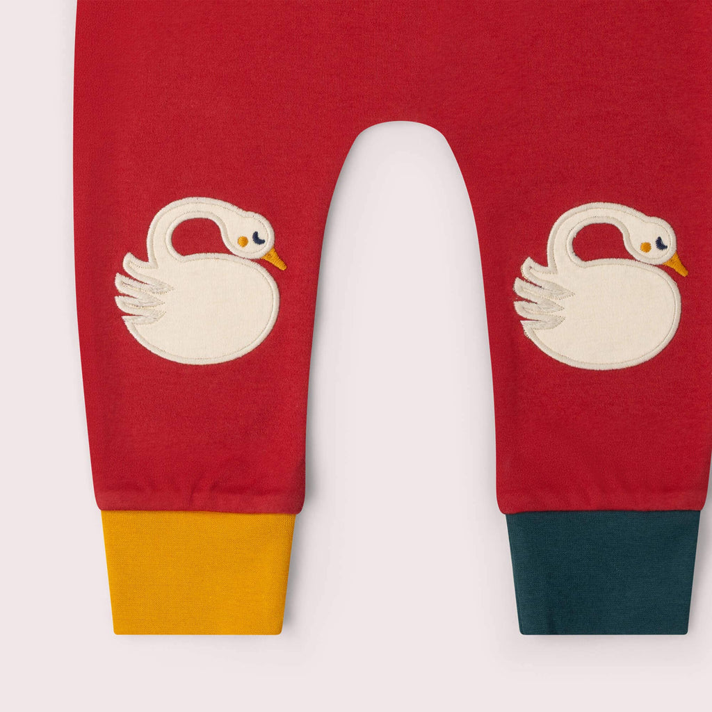 Sleeping Swans Knee Patch Joggers