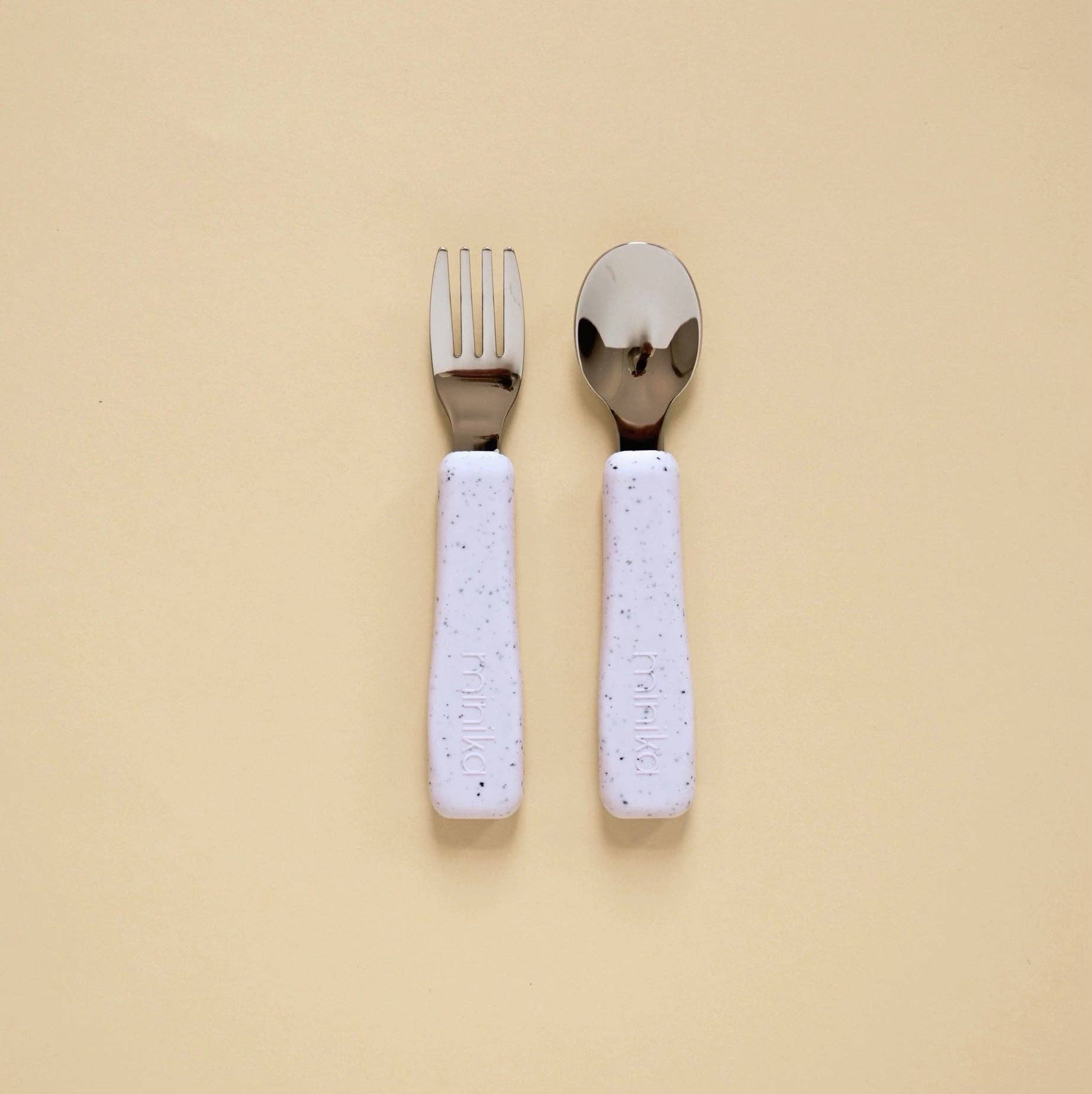 Fork and spoon set - Lavender
