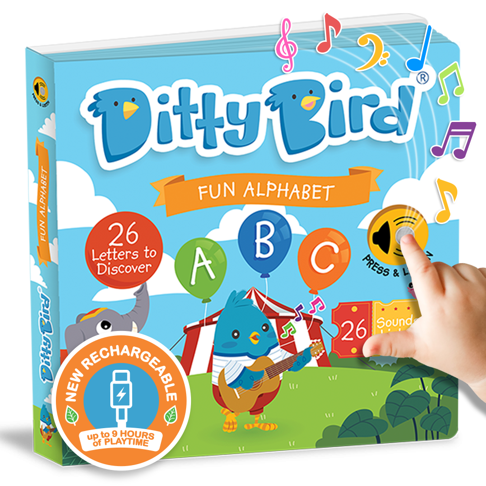Fun Alphabet | ABC Song | Ditty Bird Baby Sound Book USB-C