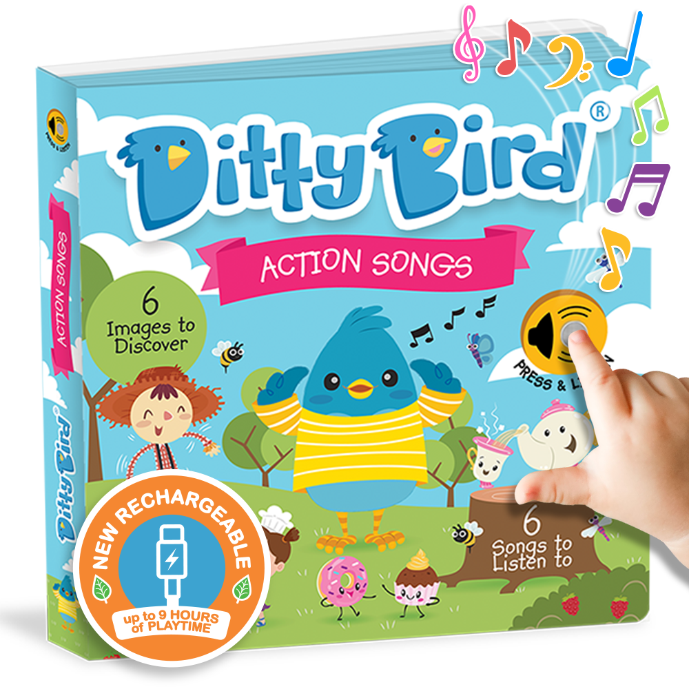 Ditty Bird Sound Book  Motor Skills: Action songs USB-C