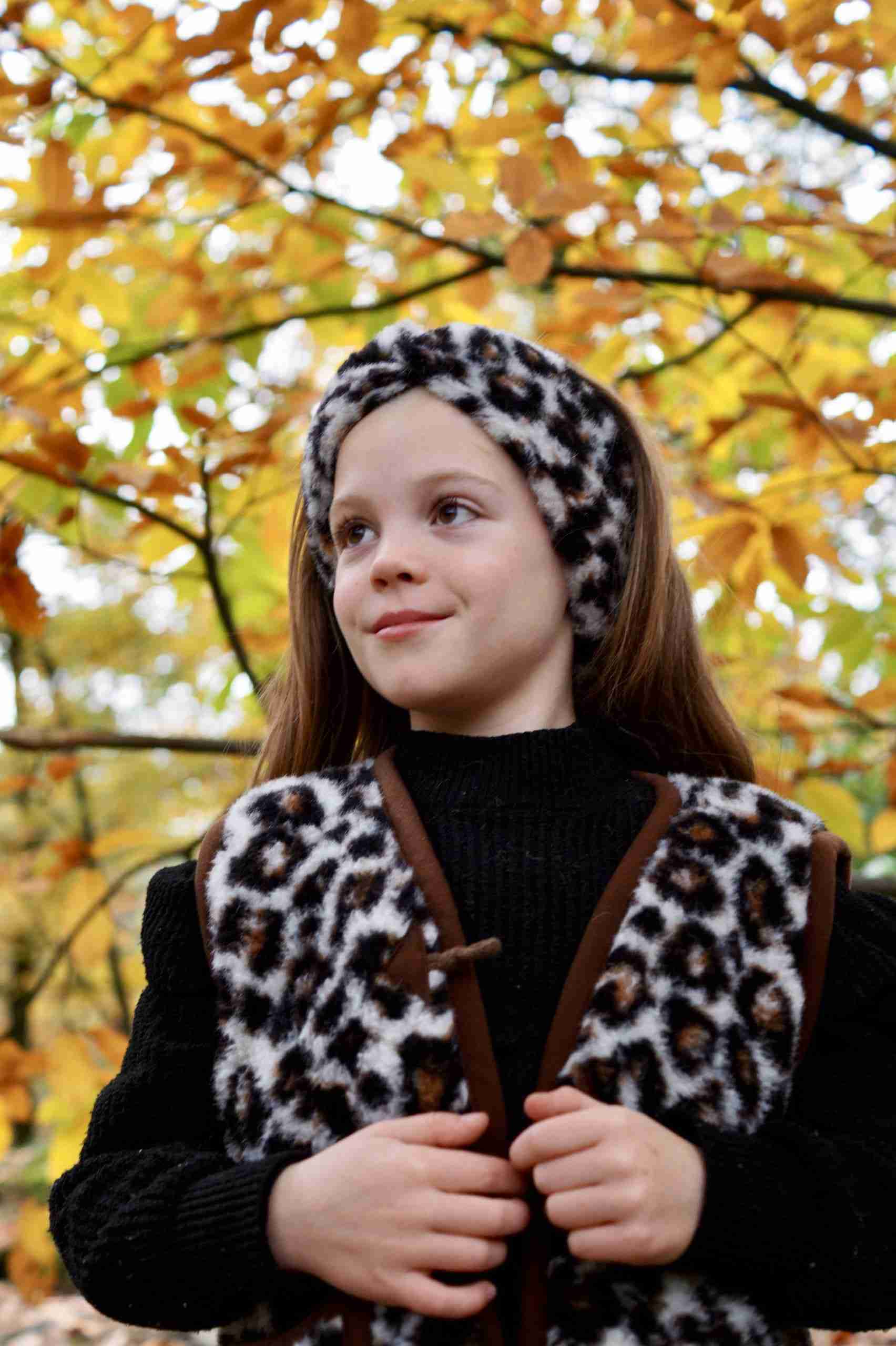 Wollen bodywarmer - Leopard - Limited edition
