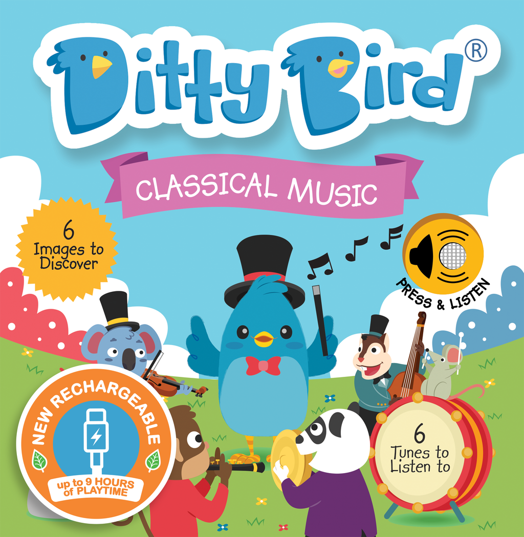 Ditty Bird Classical Music Mozart-Beethoven USB-C