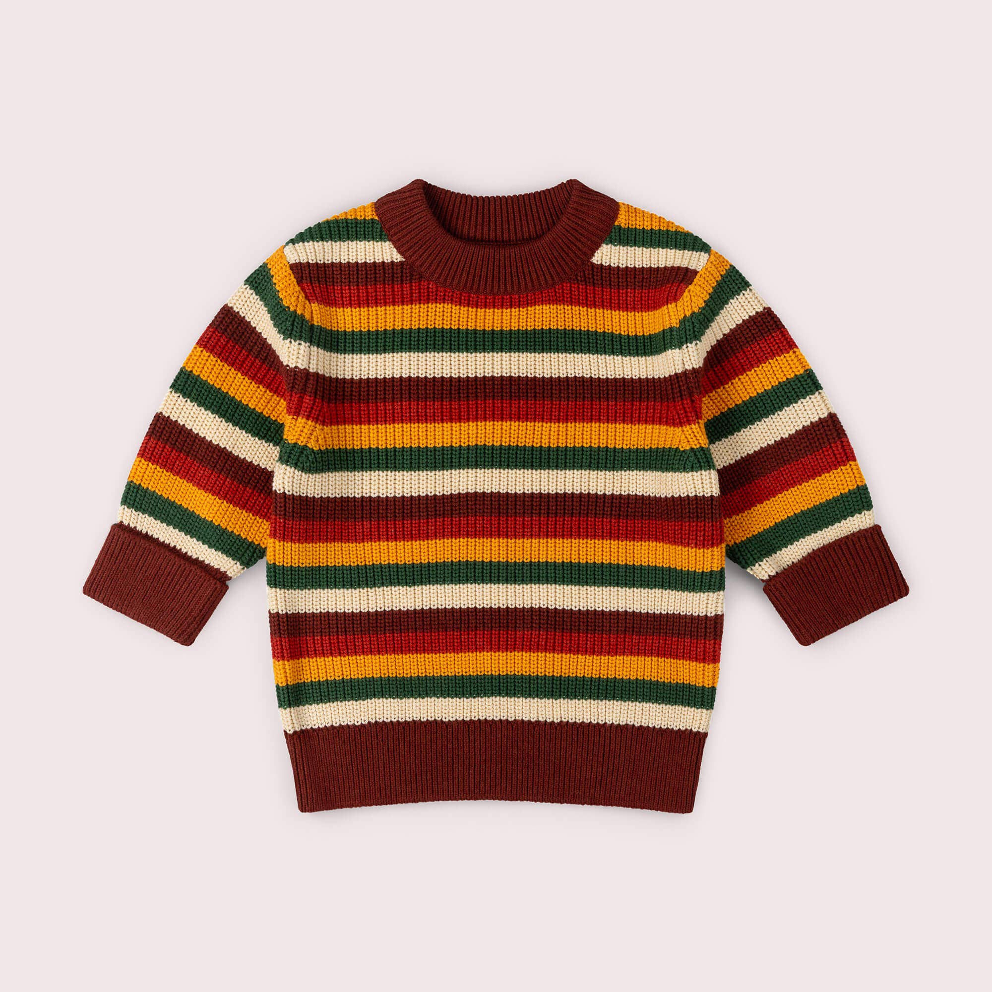 Hazel Rainbow Snuggly Knitted Jumper