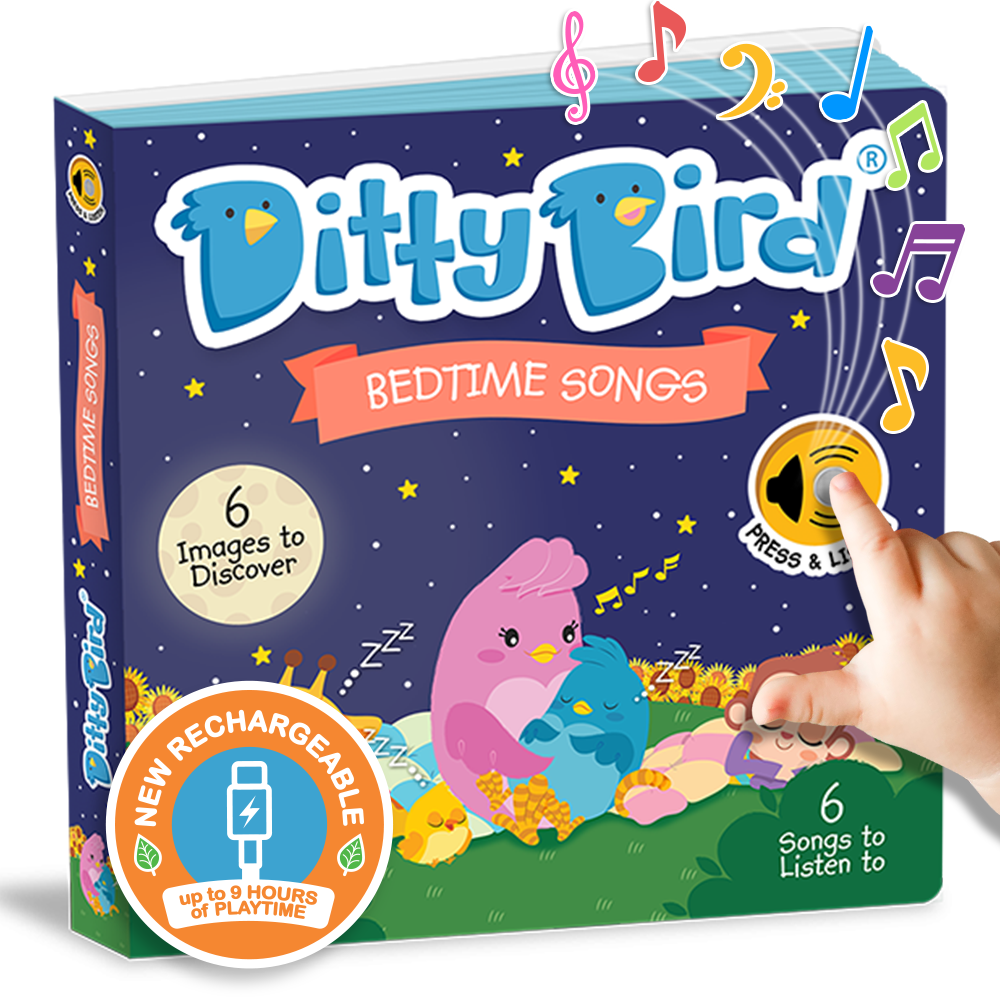 Ditty Bird | Bedtime Songs - Storytime - Baby Book - USB-C