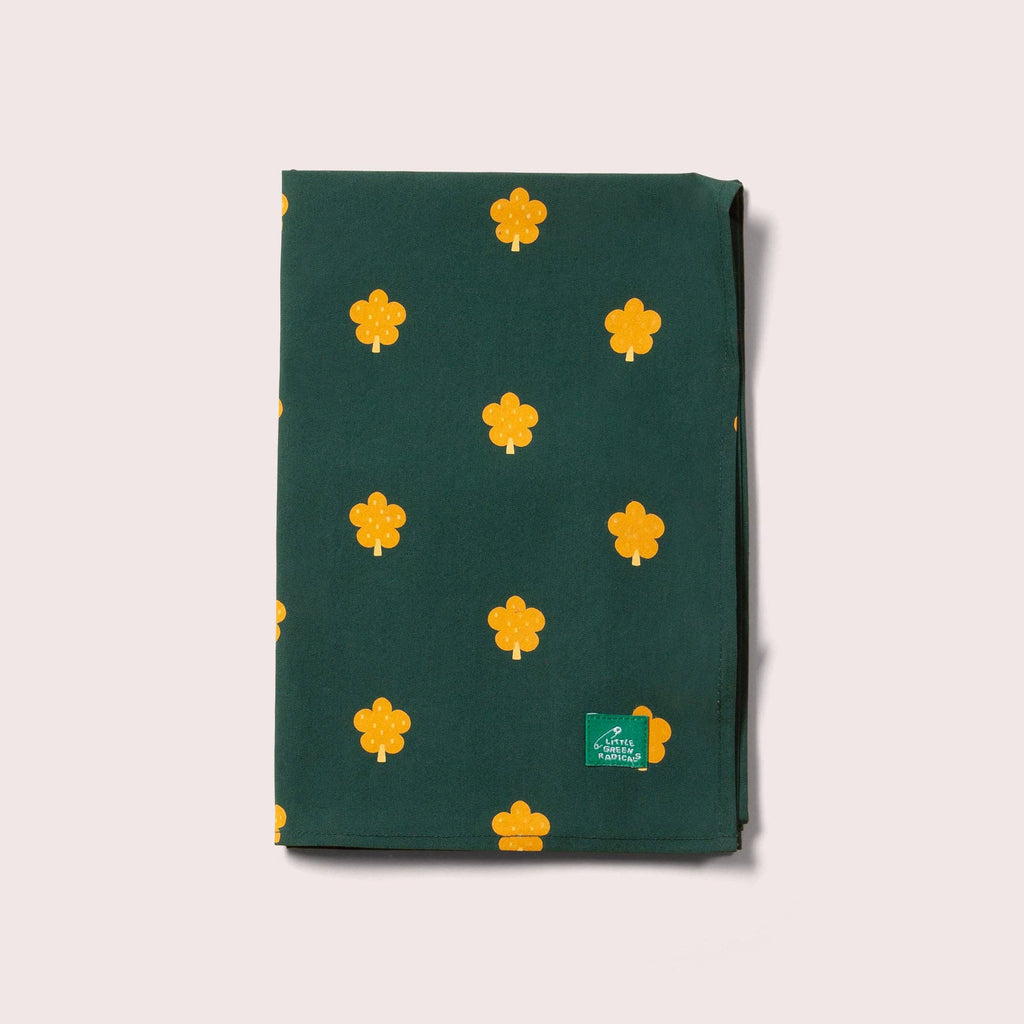 Golden Leaves Fabric Wrap