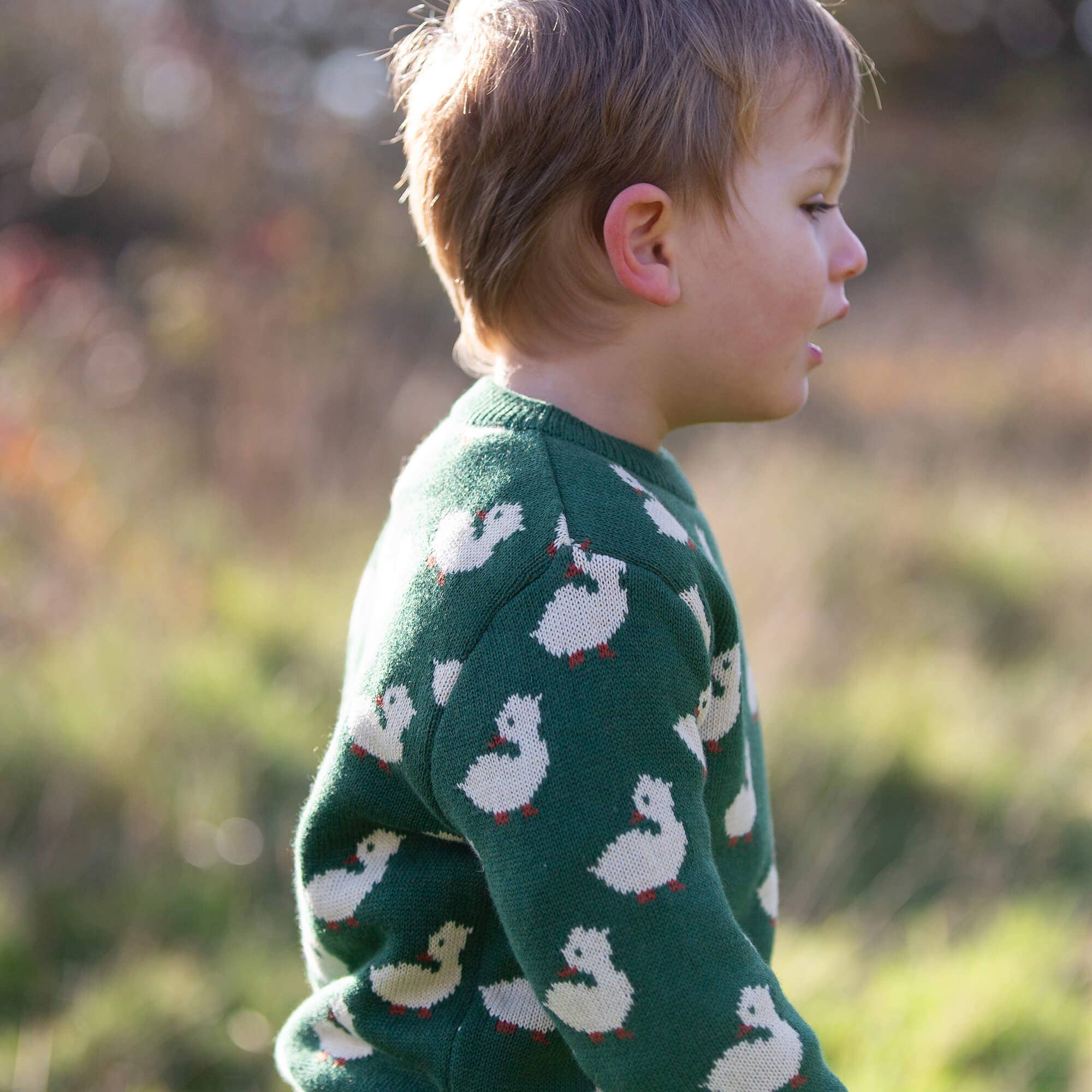 Olive Ducks Snuggly Knitted Jumper