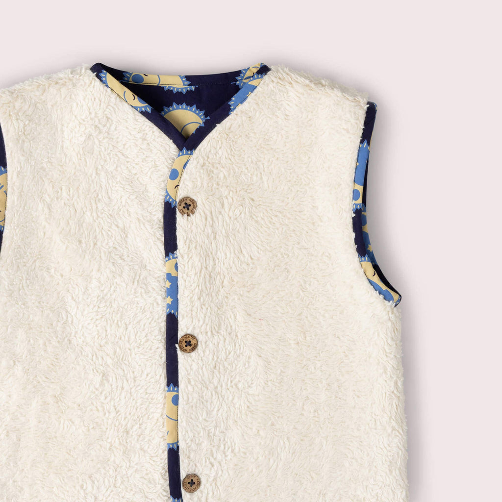 Sun Folk Sherpa Lined Reversible Gilet