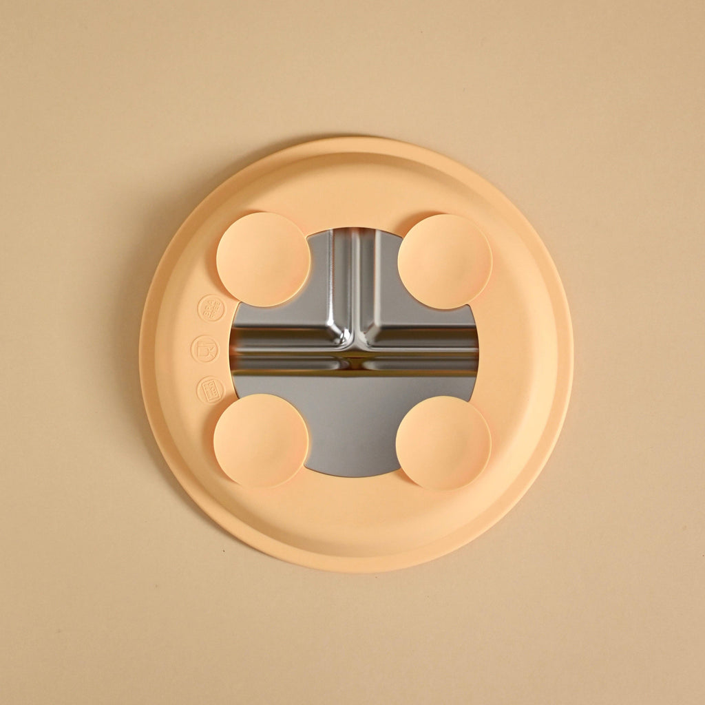 Stainless & silicone suction plate - Sunset