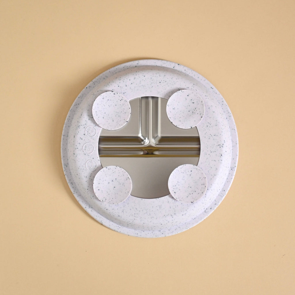 Stainless & silicone suction plate - Lavender