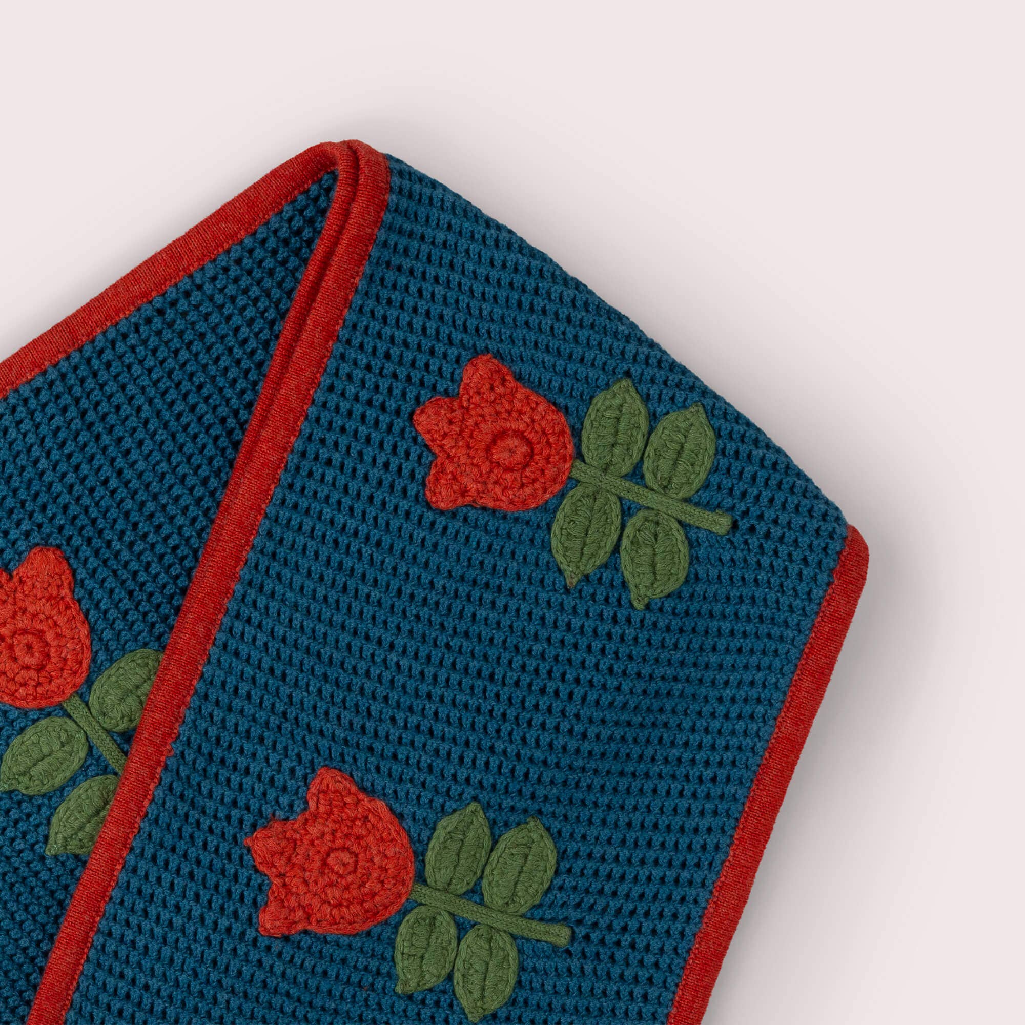Tulips Knitted Scarf