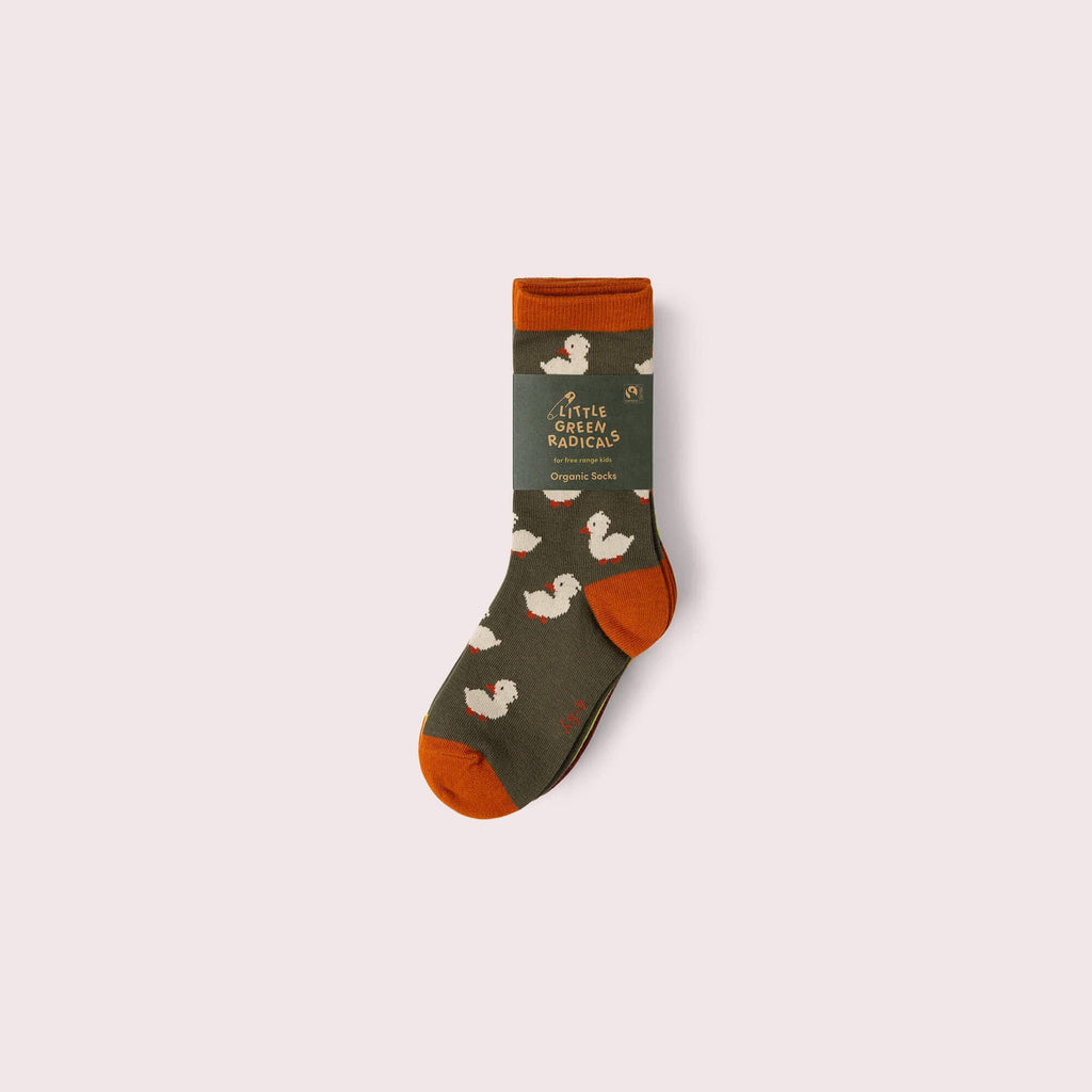 Olive Ducks Ankle Socks 5 Pack
