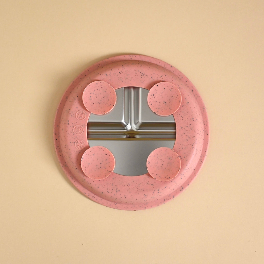 Stainless & silicone suction plate - Sorbet