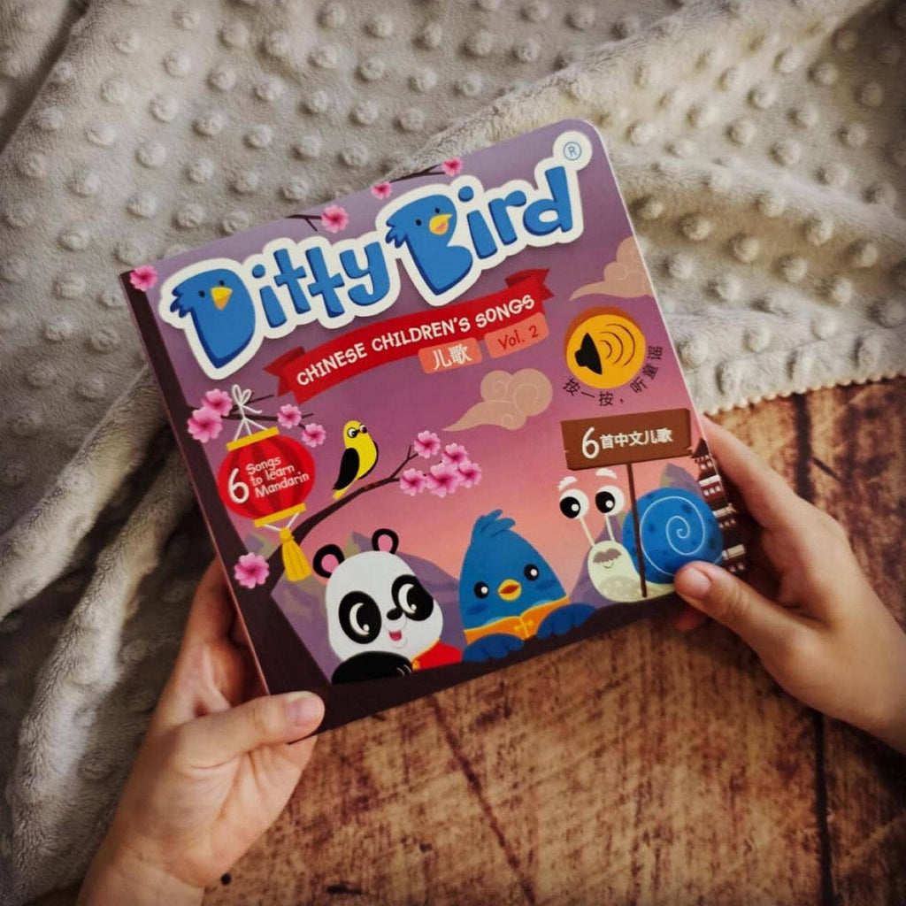 Ditty Bird Book for Learning Chinese Kid's Songs 2 儿歌 USB-C