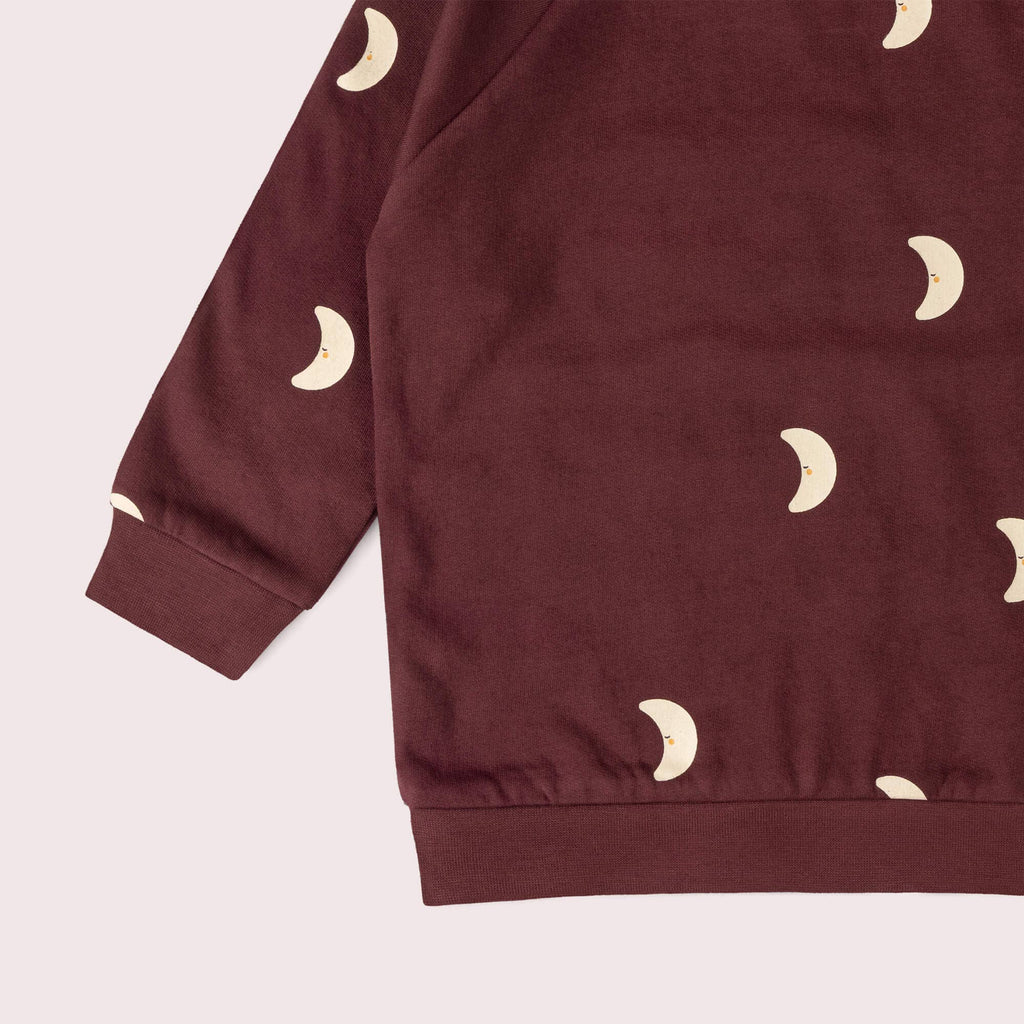 Waxing Moon Raglan Sweatshirt