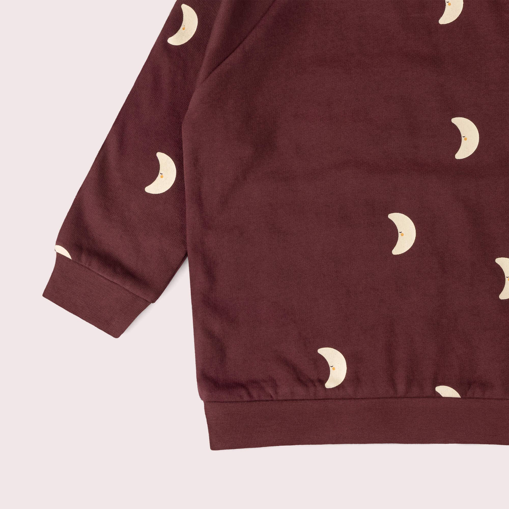 Waxing Moon Raglan Sweatshirt