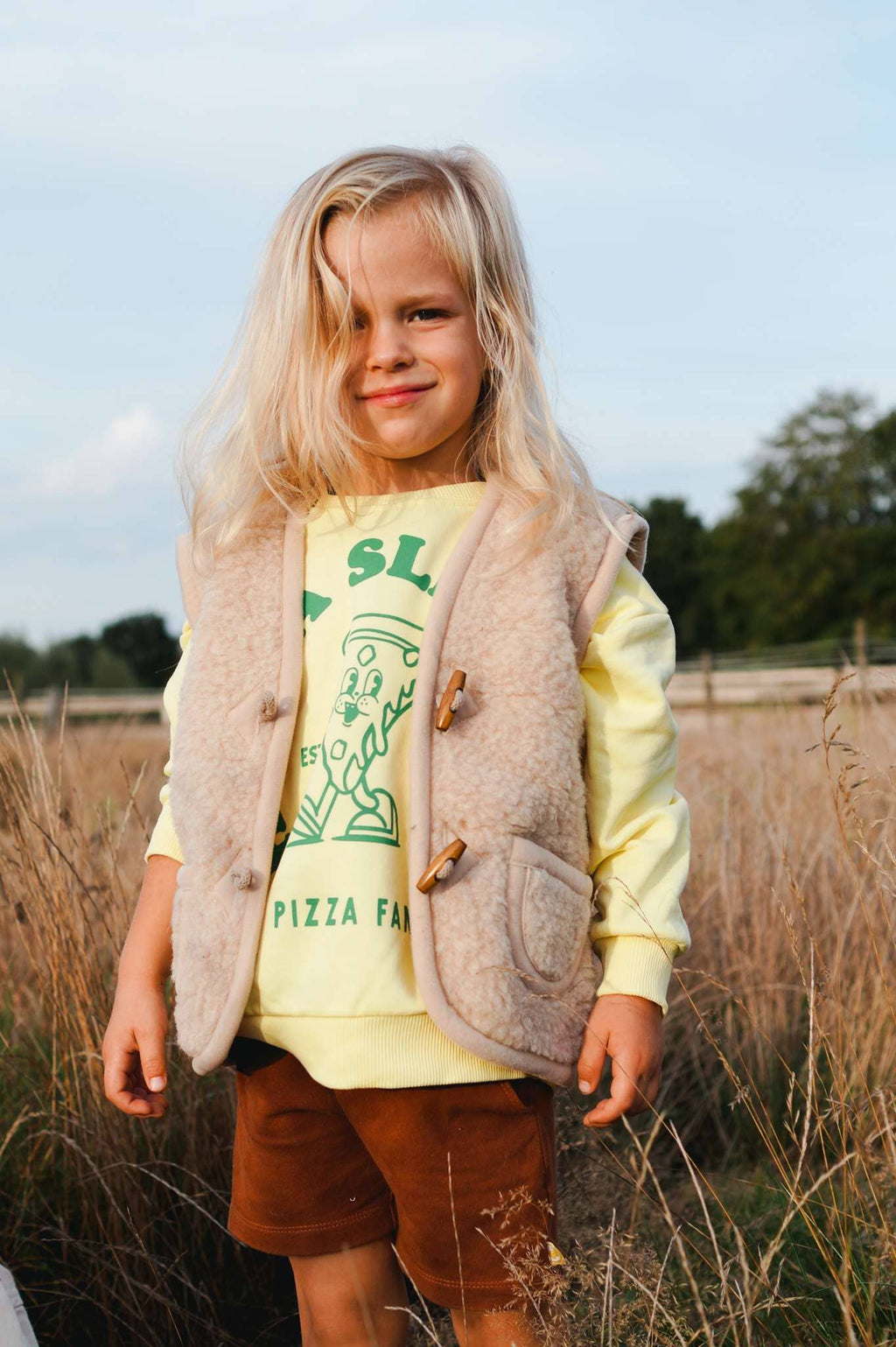 Wollen bodywarmer - Latte
