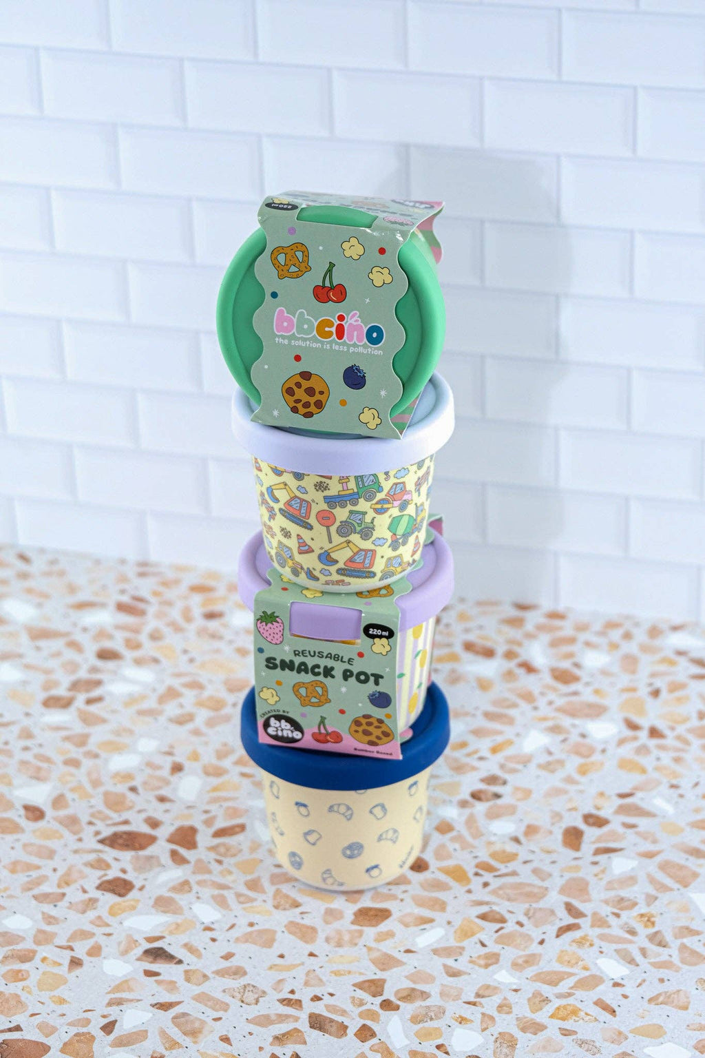 Daisy, BB Bamboo-Based SNACK POT 