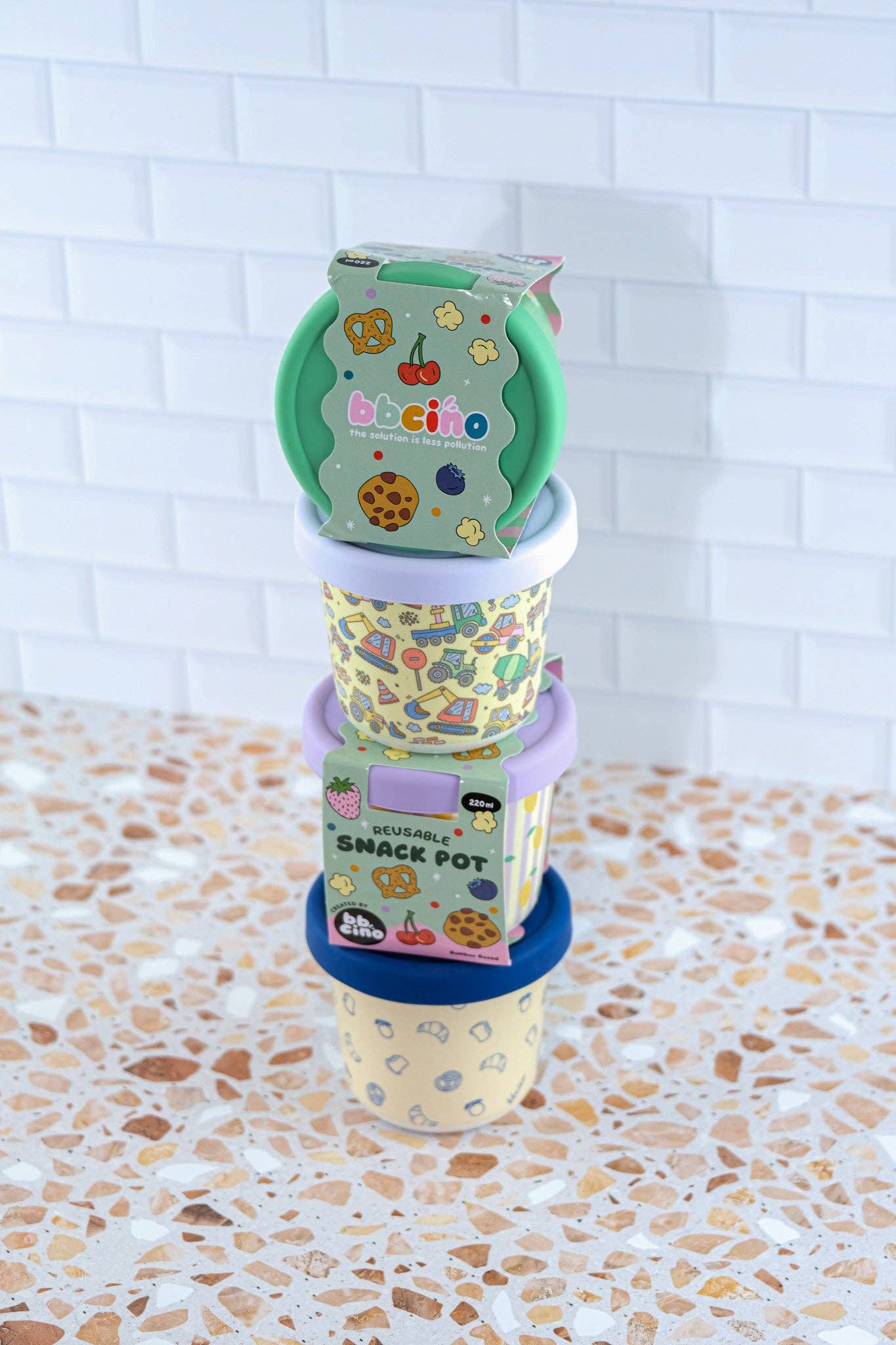 Daisy, BB Bamboo-Based SNACK POT 