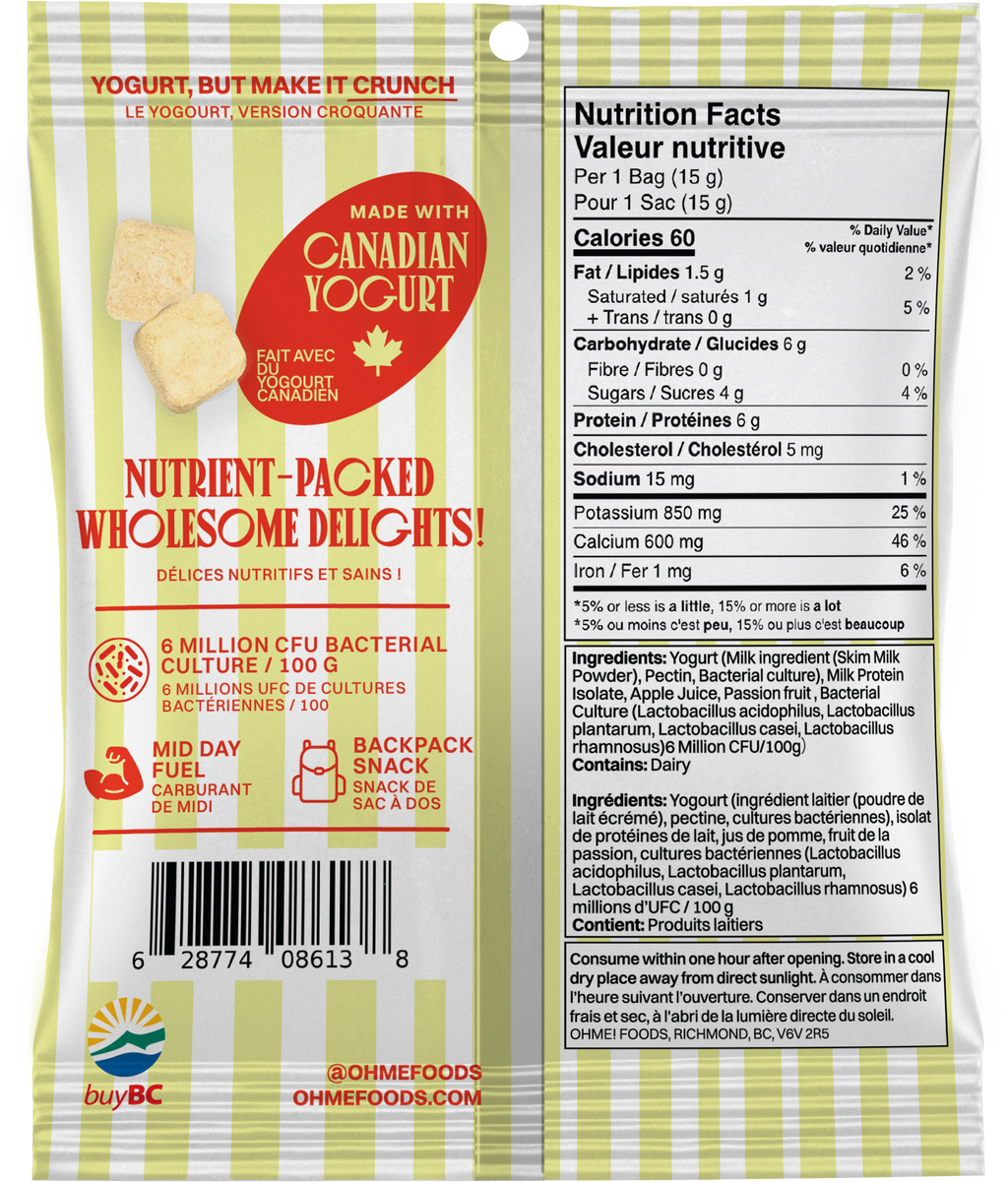 * NEW* Passion Fruit Protein Crunch (6 g protein/bag)