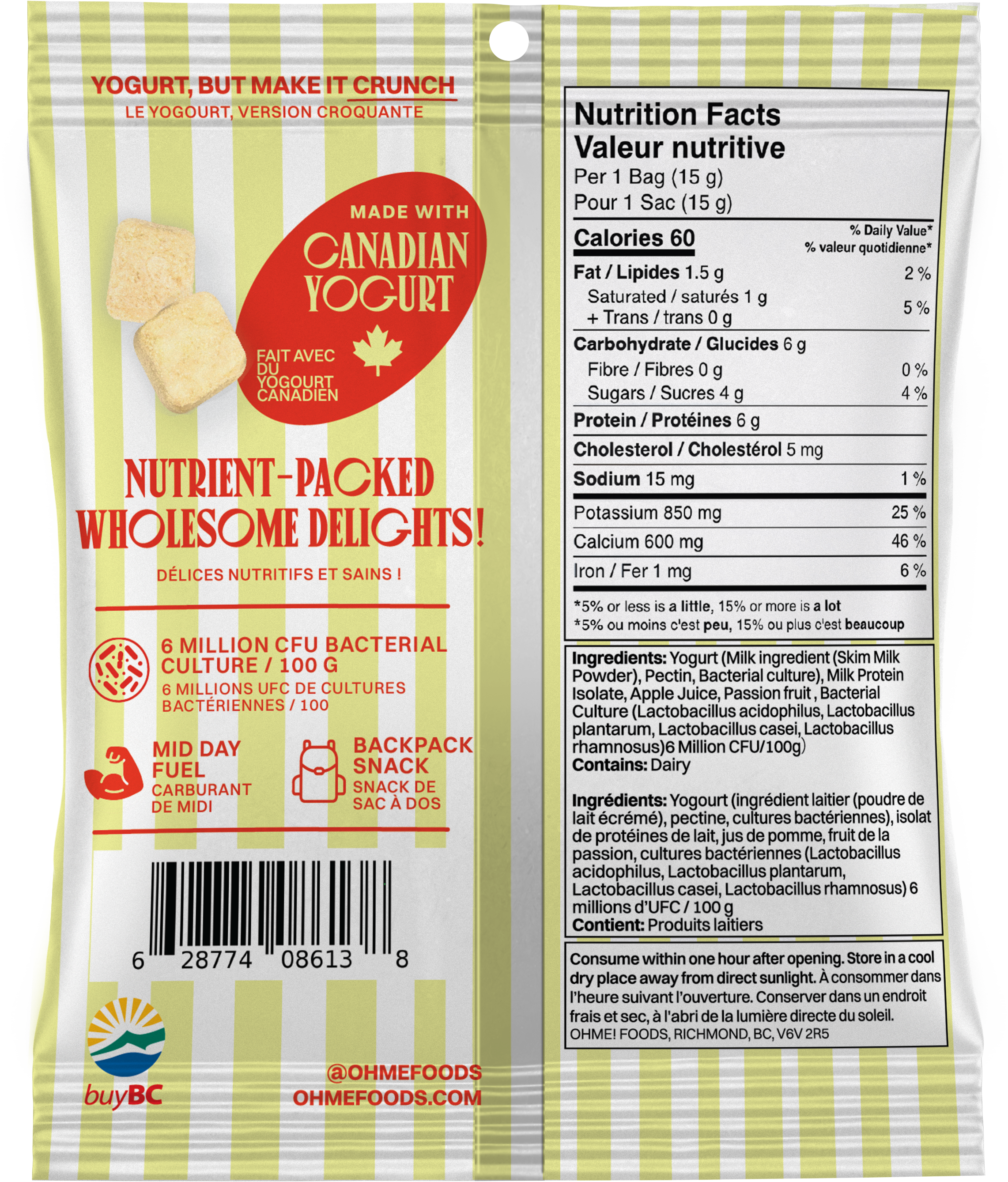 * NEW* Passion Fruit Protein Crunch (6 g protein/bag)