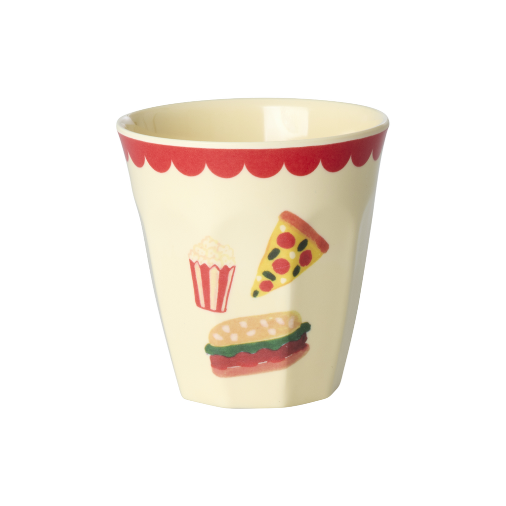 Melamine Kids Cups in Fun Fair Mint Prints - Small - 6 pcs. in Gift Box