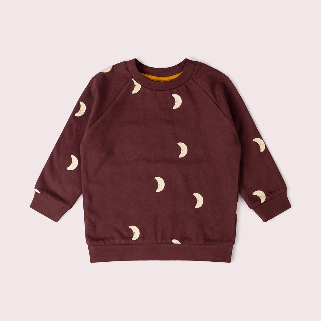 Waxing Moon Raglan Sweatshirt