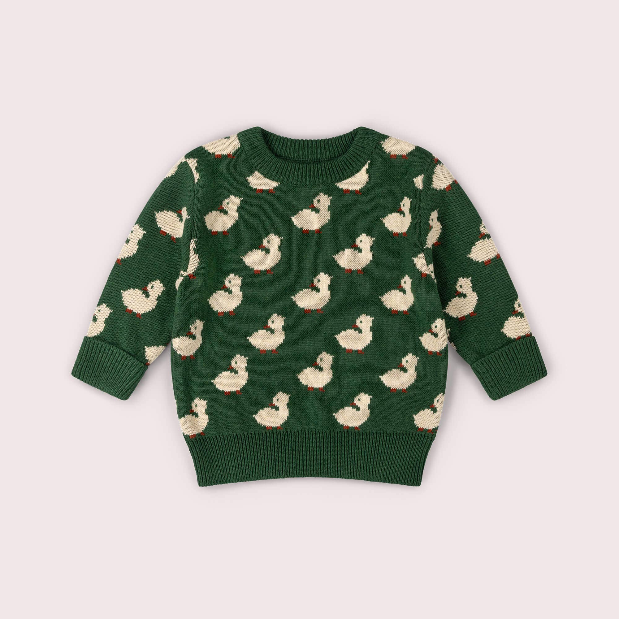 Olive Ducks Snuggly Knitted Jumper